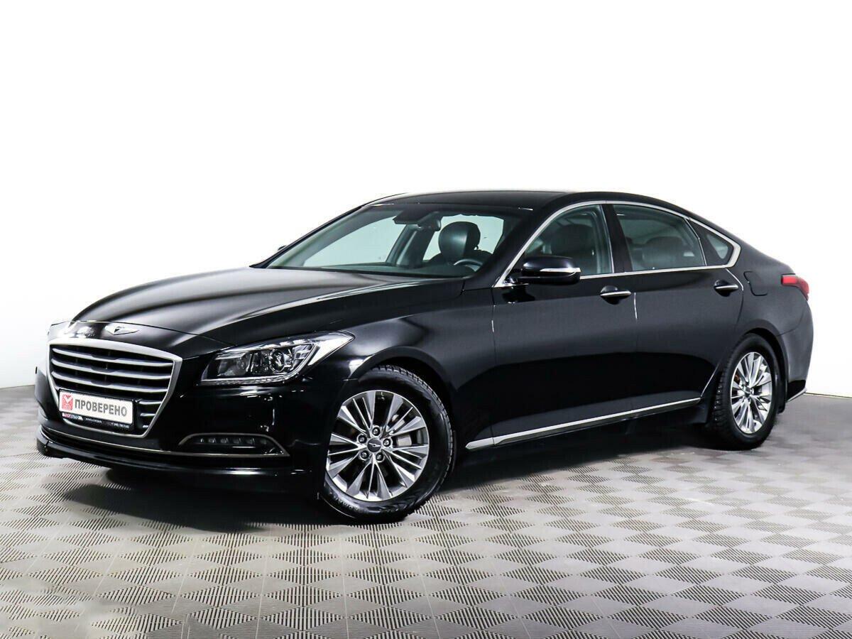 Hyundai Genesis 2014, черный