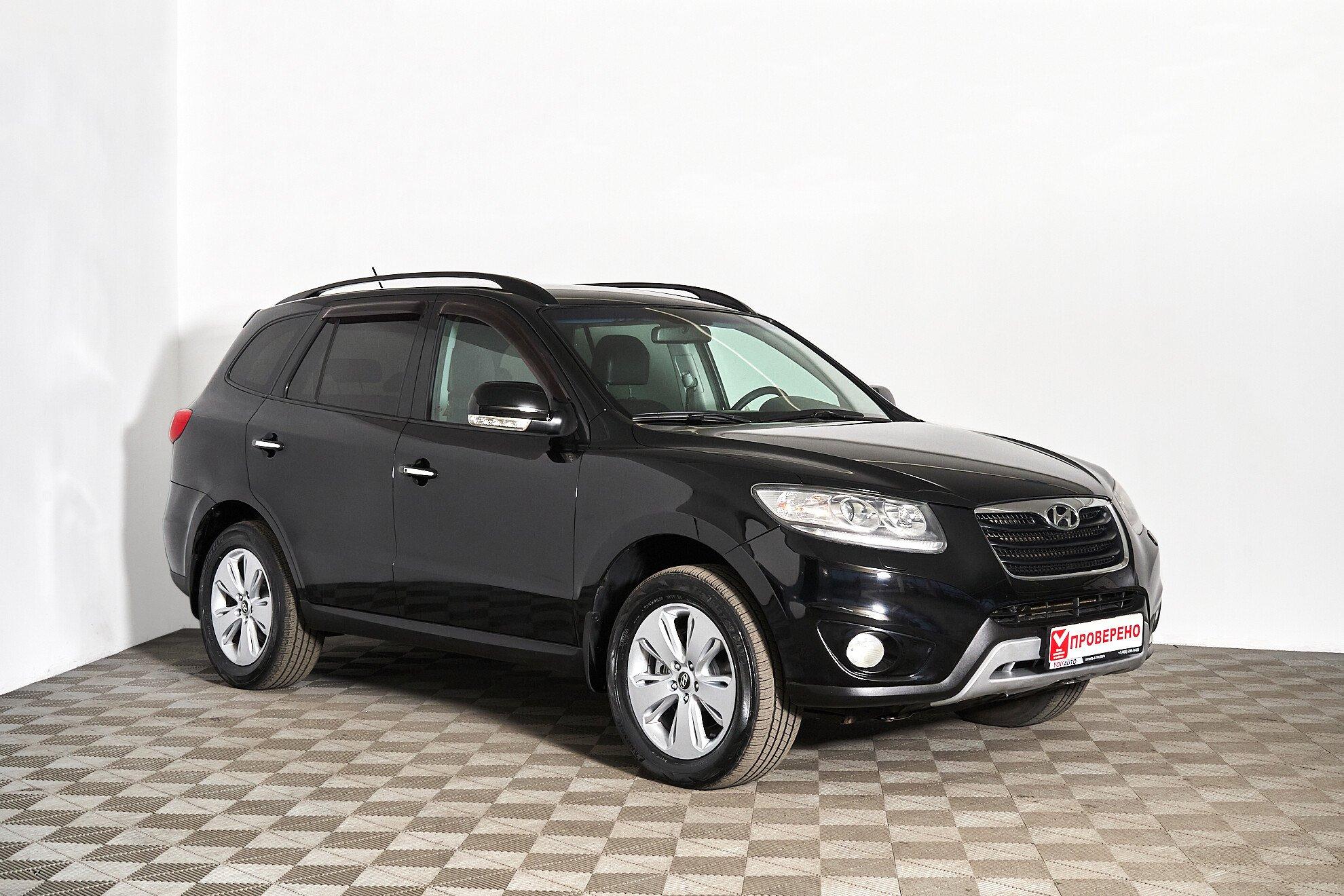 Hyundai Santa Fe 2012, черный