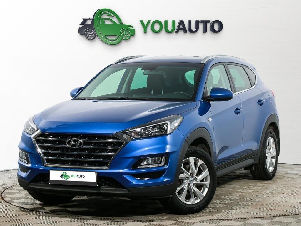Hyundai Tucson 2020, синий