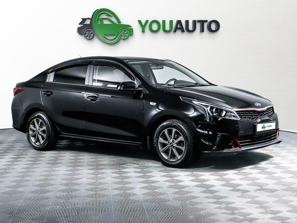 Kia Rio 2021, черный