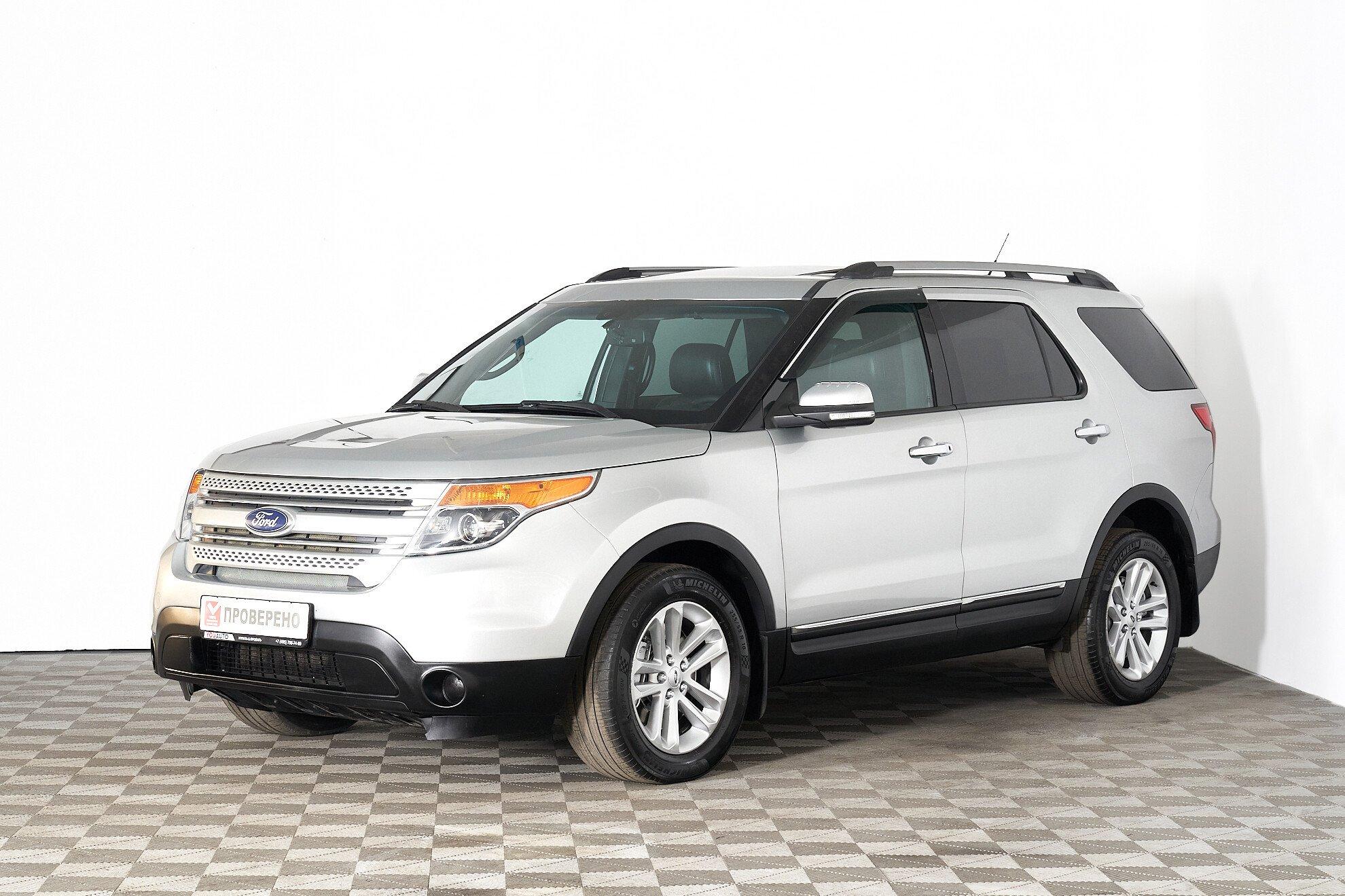 Ford Explorer 2012, серебряный