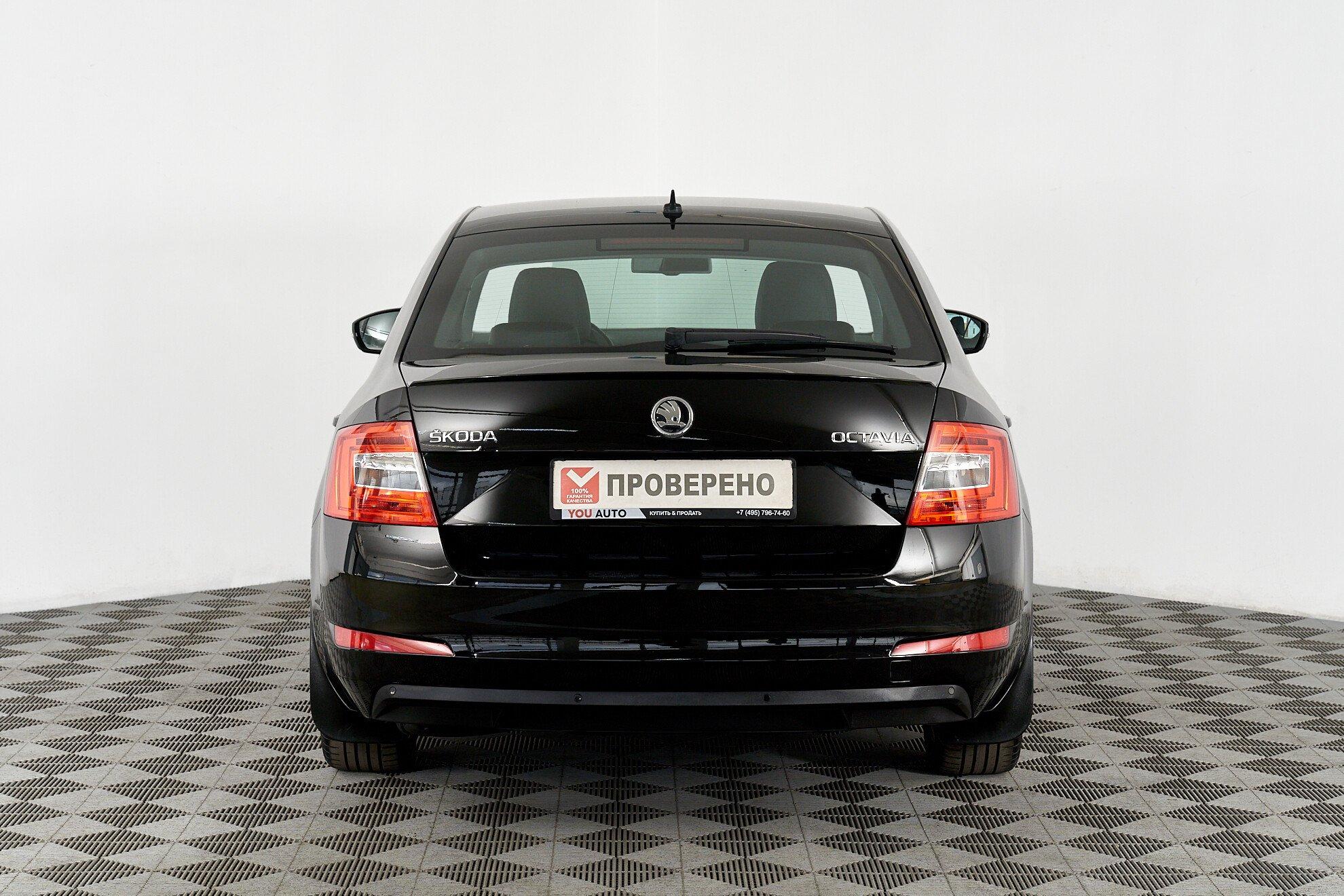 Skoda Octavia 2015, черный
