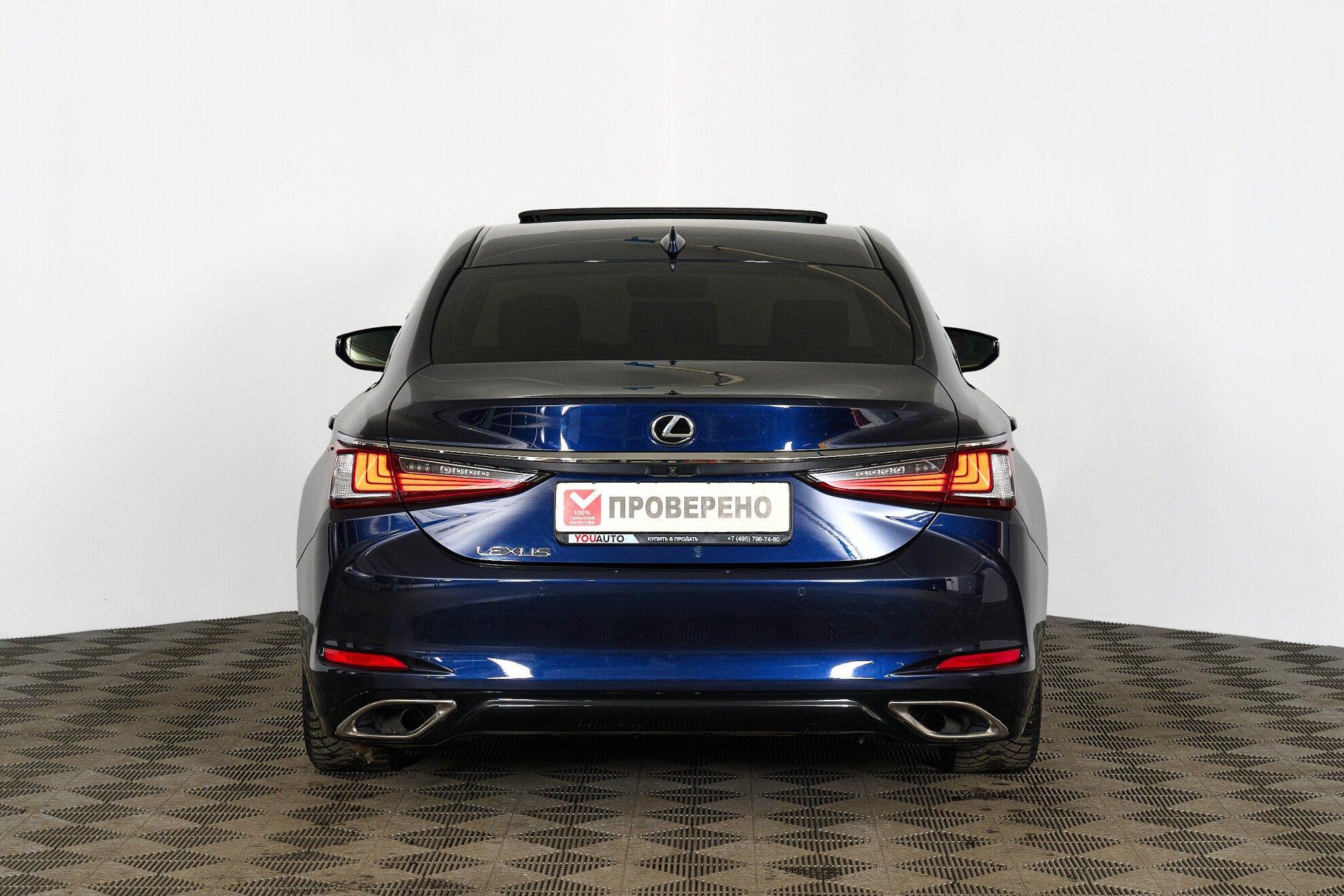 Lexus ES 2018, синий