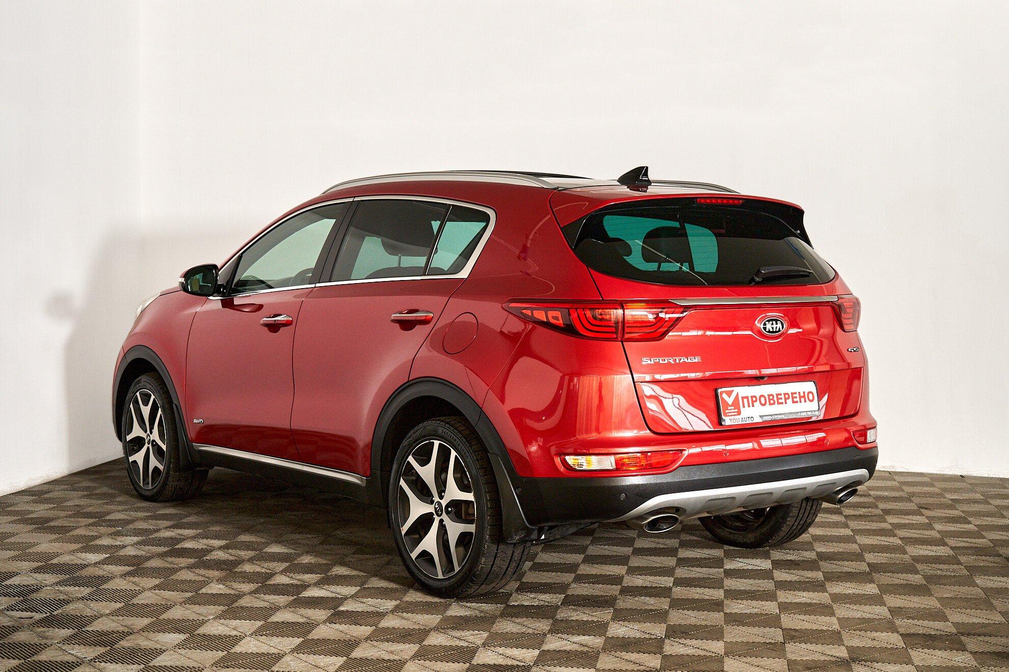 Kia Sportage 2017, красный