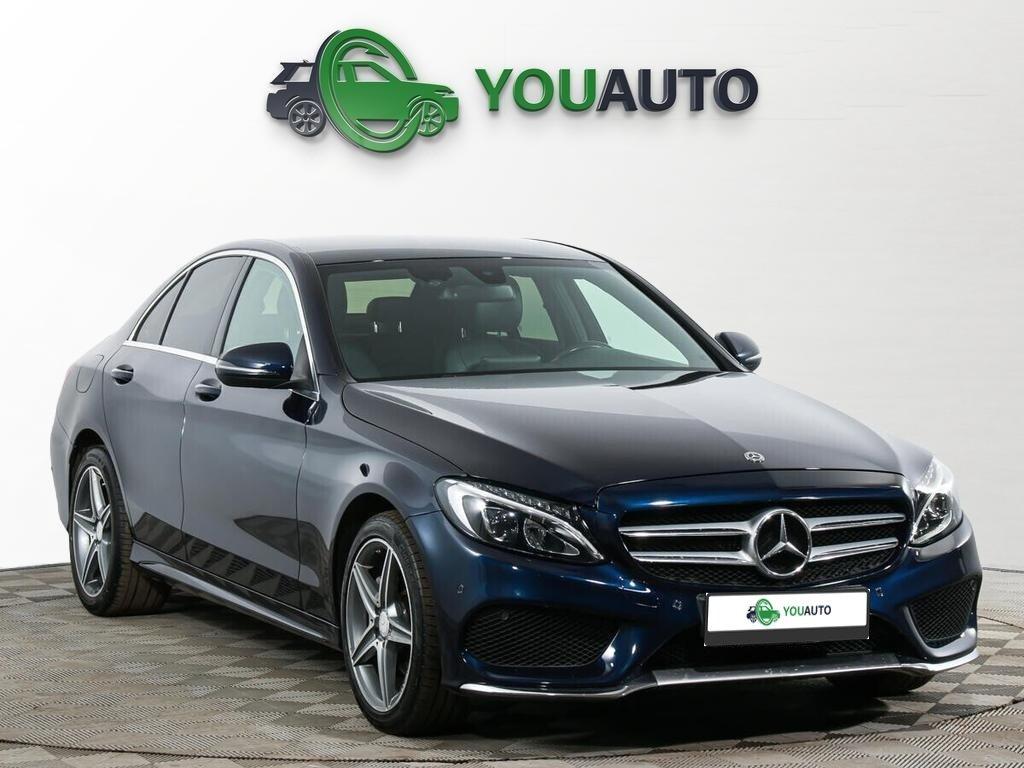 Mercedes-Benz C-Класс 2018, синий