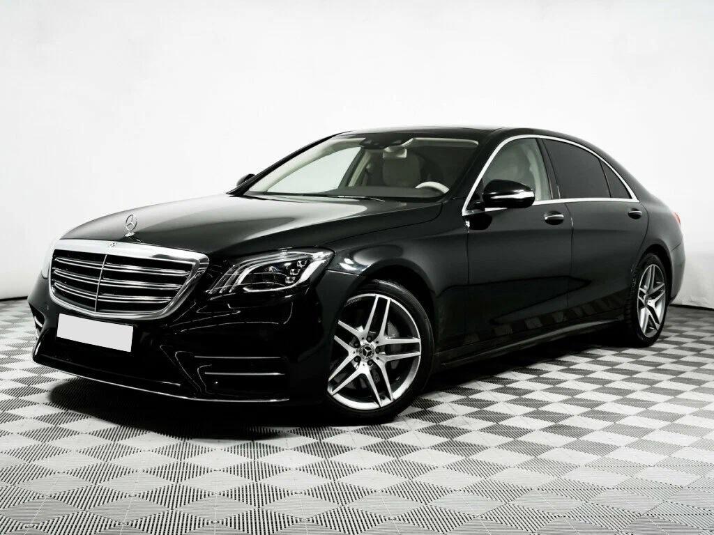 Mercedes-Benz S-Класс 2018, черный
