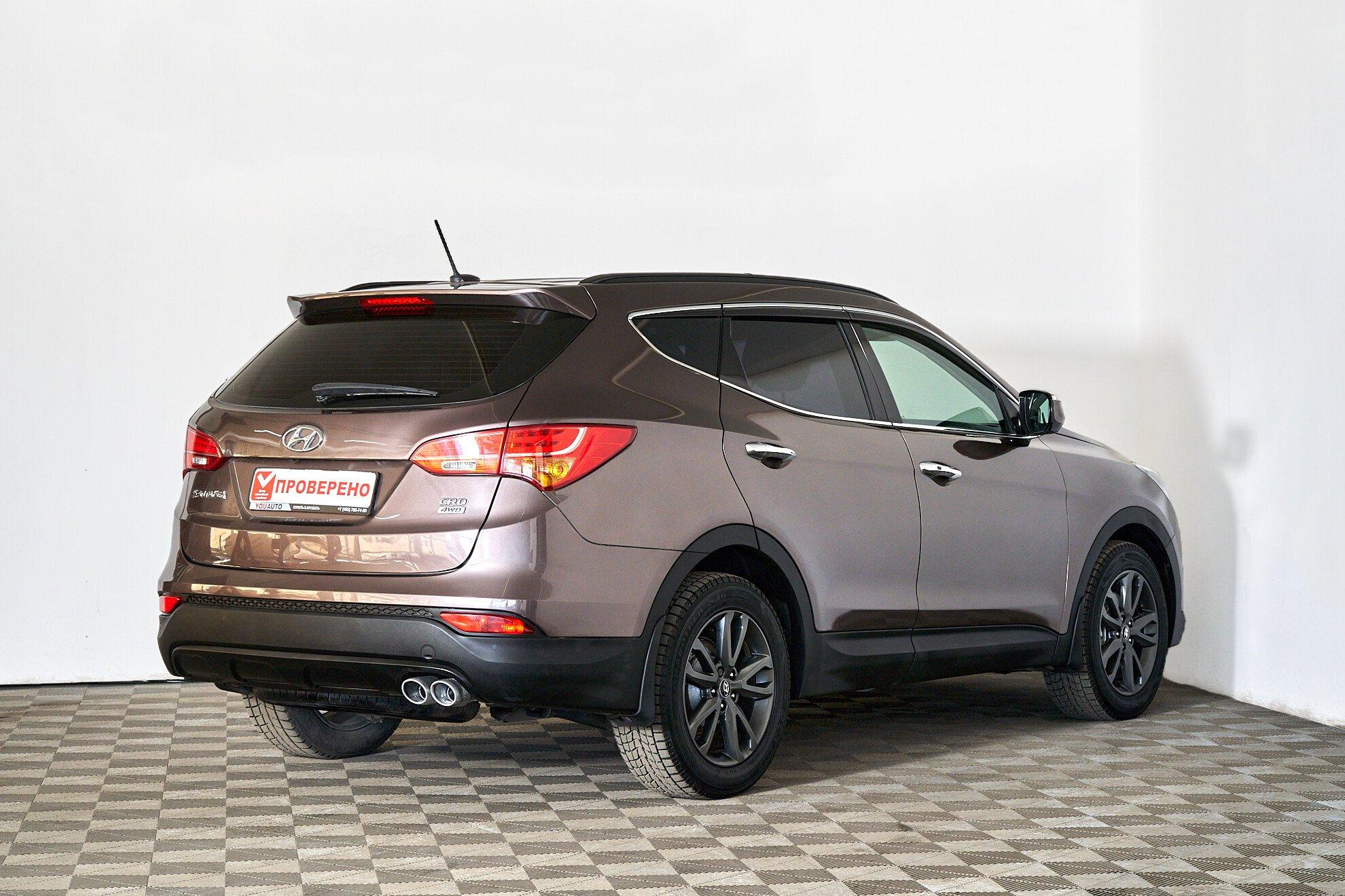Hyundai Santa Fe 2013, коричневый