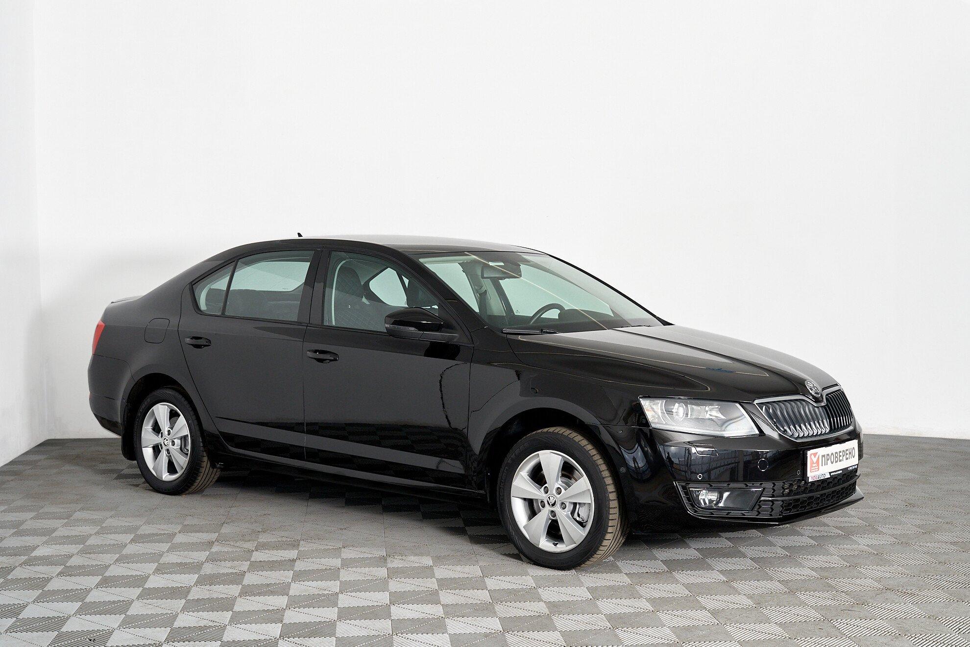 Skoda Octavia 2015, черный