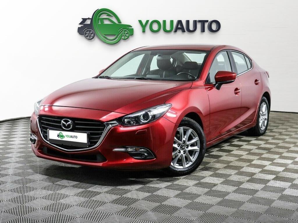Mazda 3 2018, красный