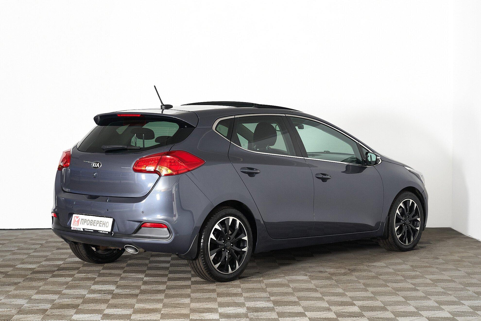Kia Ceed 2012, синий