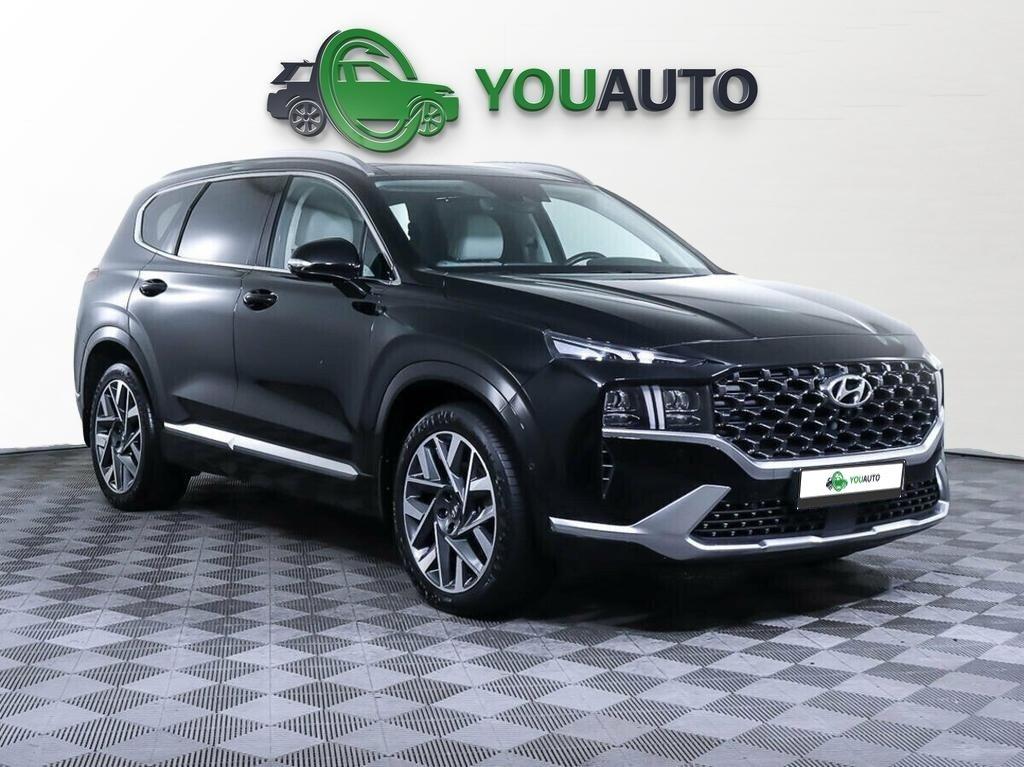 Hyundai Santa Fe 2021, черный