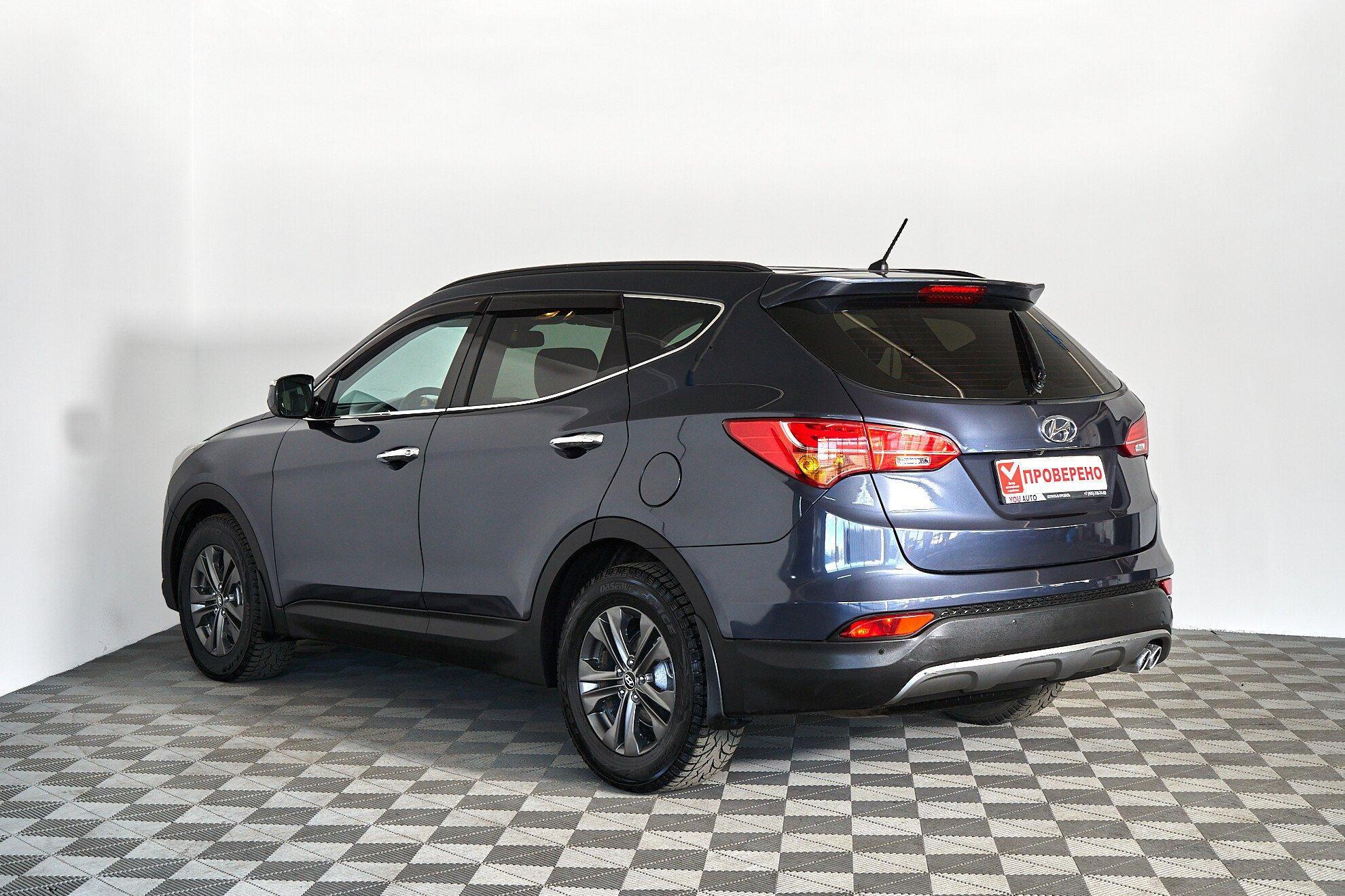 Hyundai Santa Fe 2013, синий
