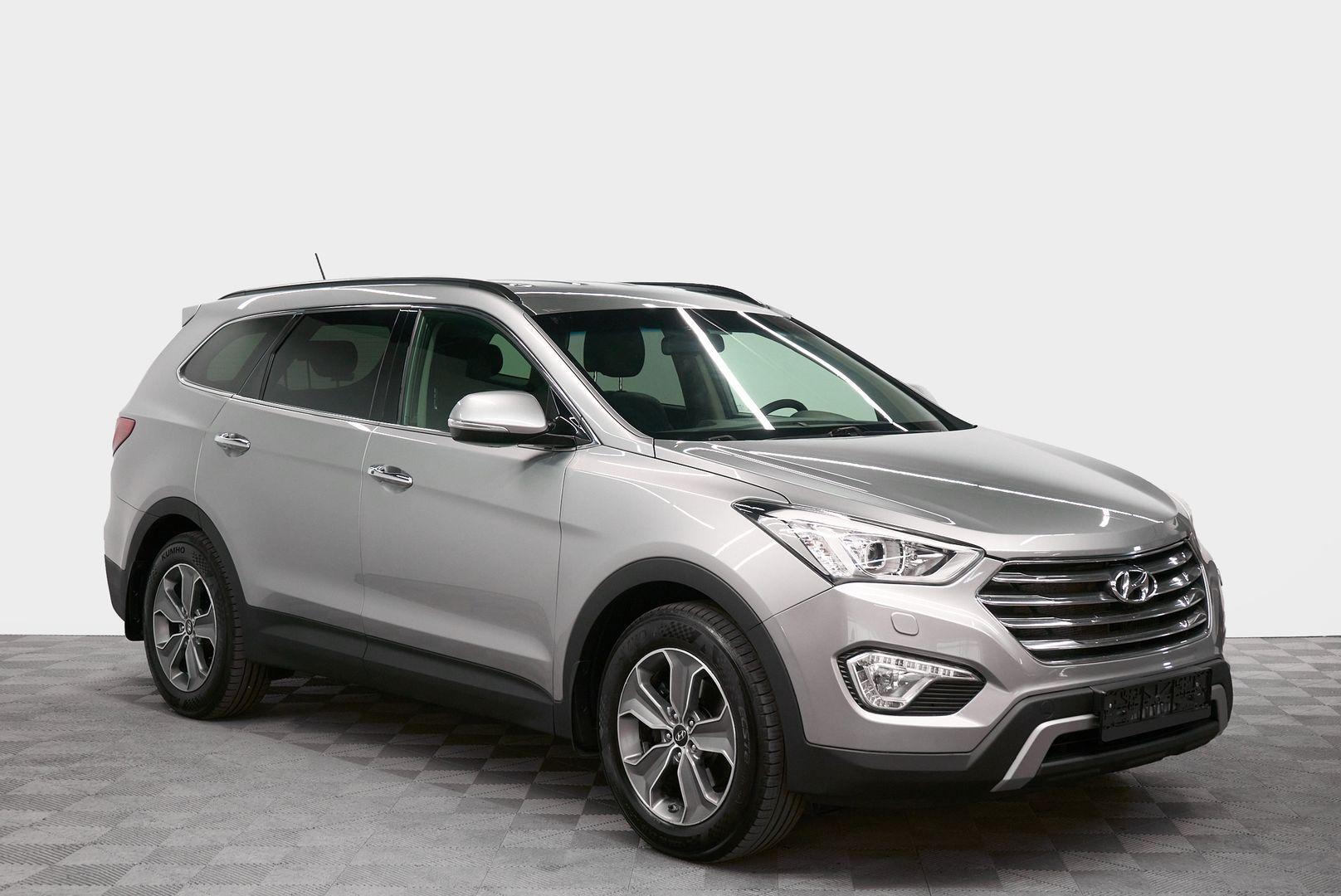 Hyundai Santa Fe 2015, серый