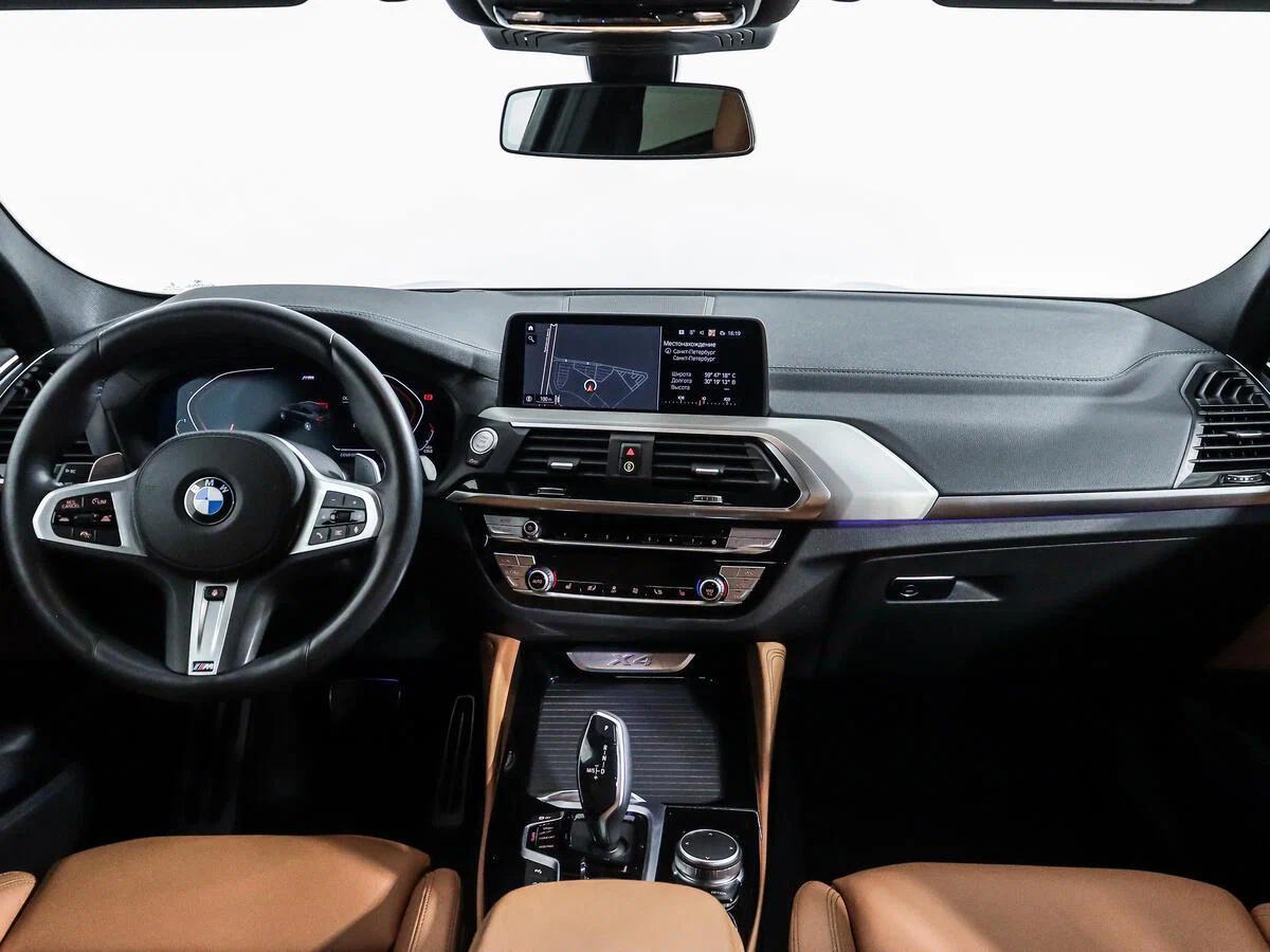 BMW X4 2021, синий