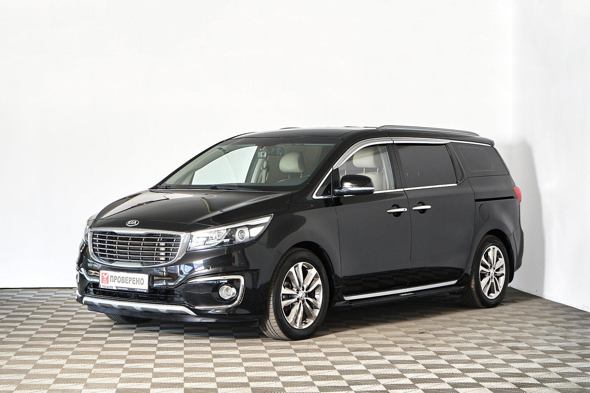 Kia Carnival 2016, черный