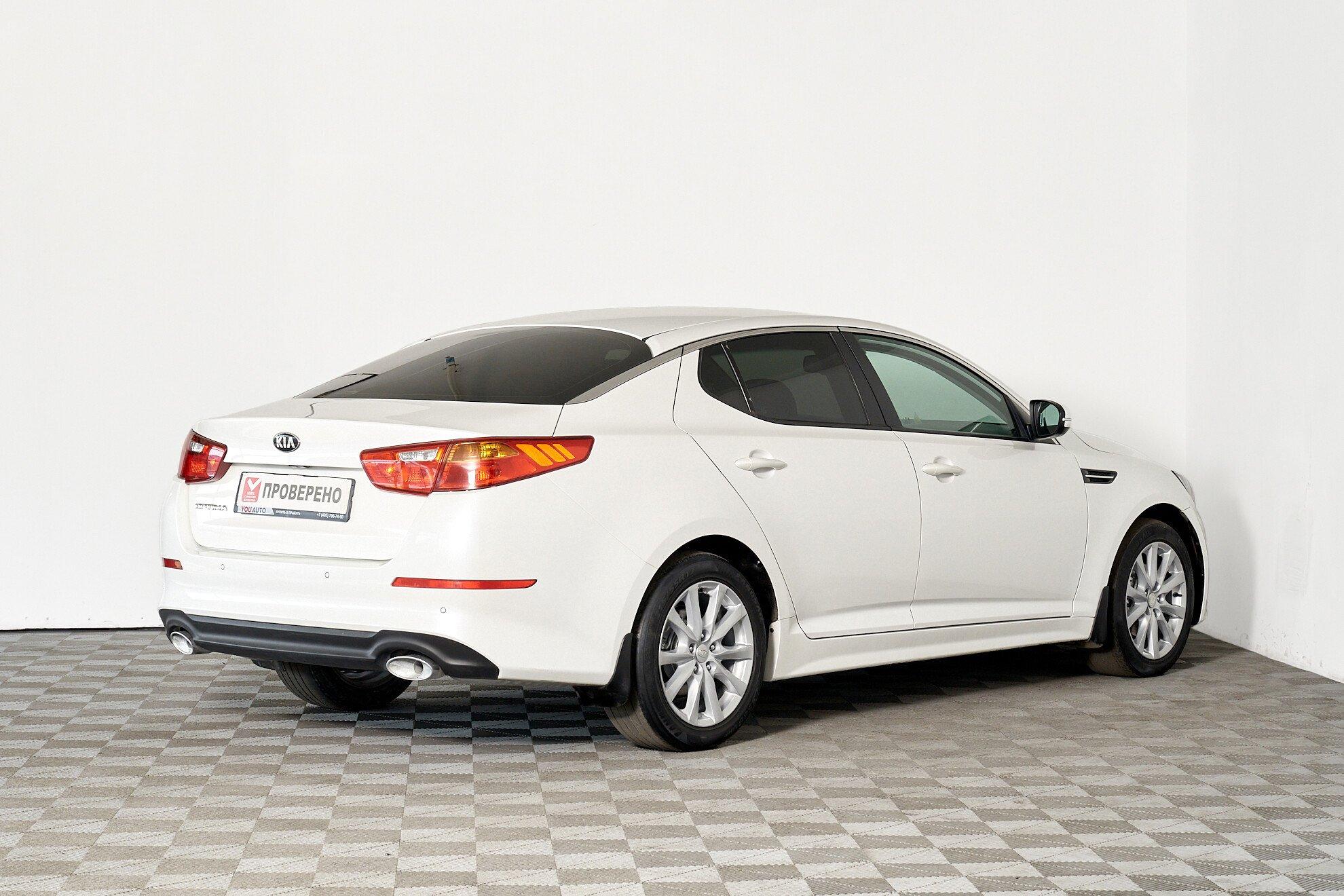 Kia Optima 2015, белый