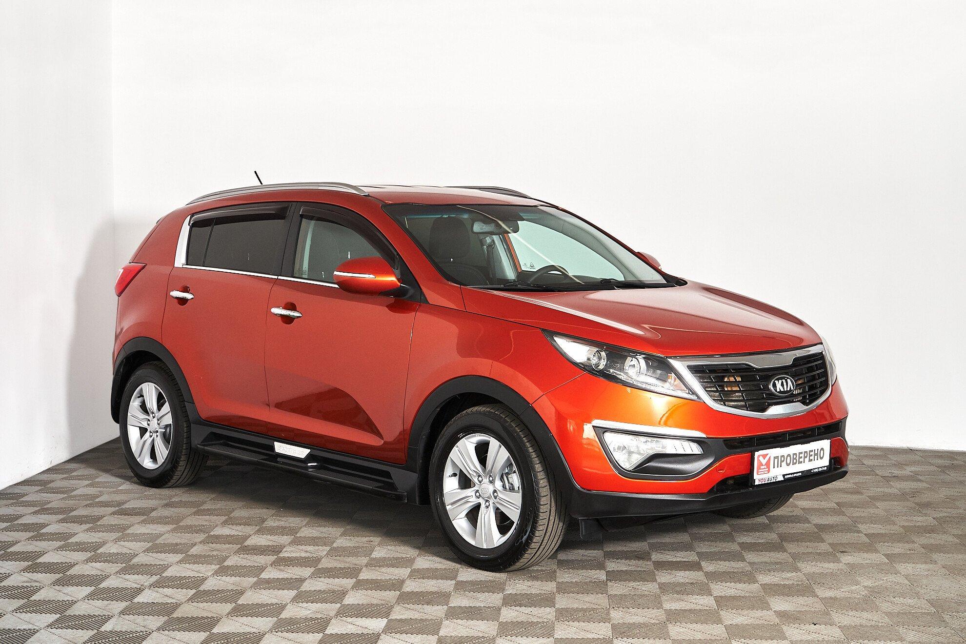Kia Sportage 2011, оранжевый
