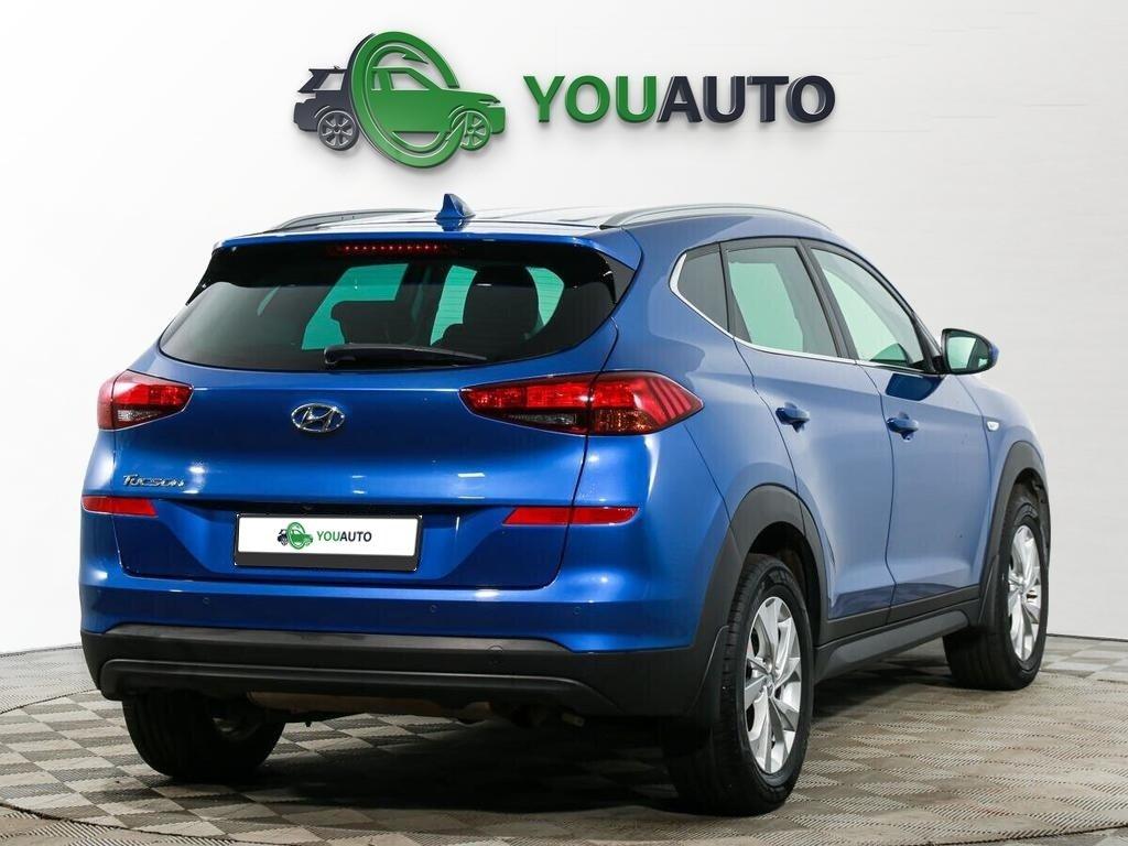 Hyundai Tucson 2020, синий