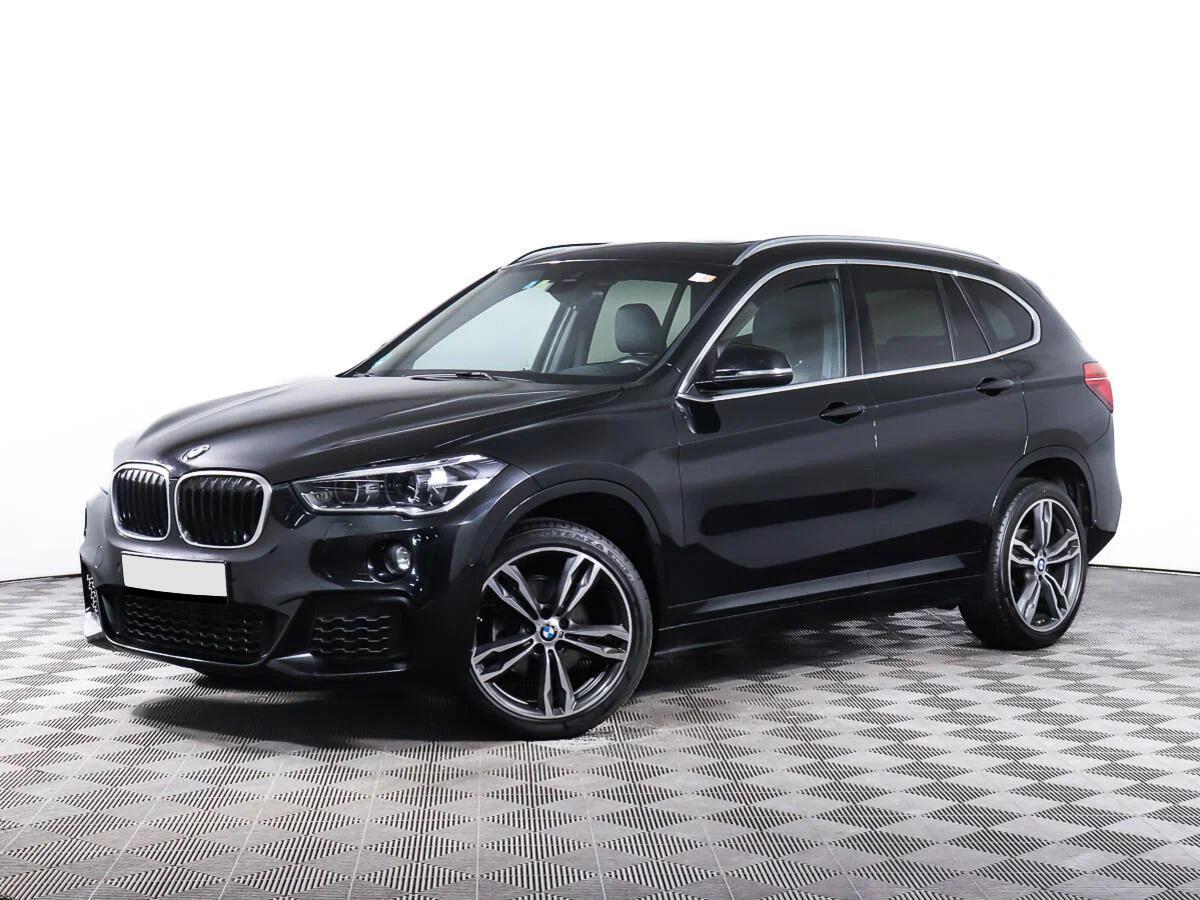 BMW X1 2018, черный
