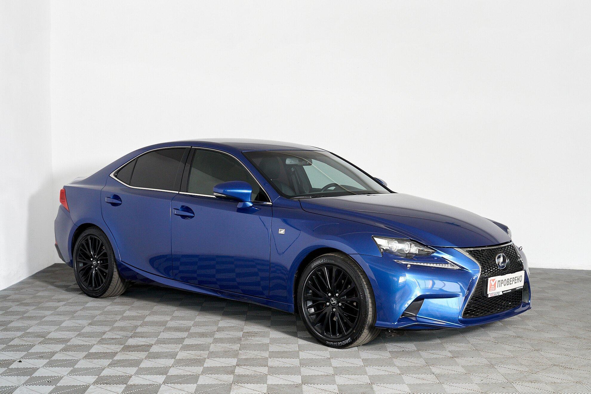 Lexus IS 2014, синий