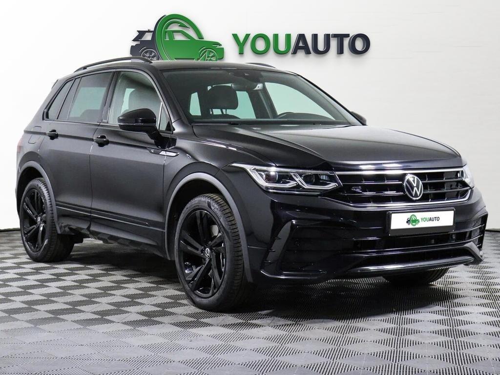 Volkswagen Tiguan 2021, черный