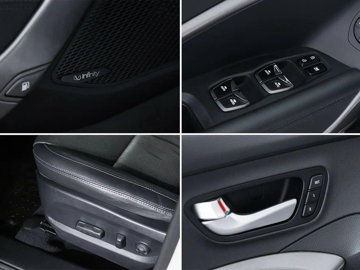 Hyundai Santa Fe 2015, белый