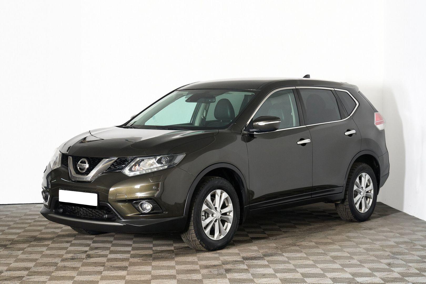 Nissan X-Trail 2017, зеленый