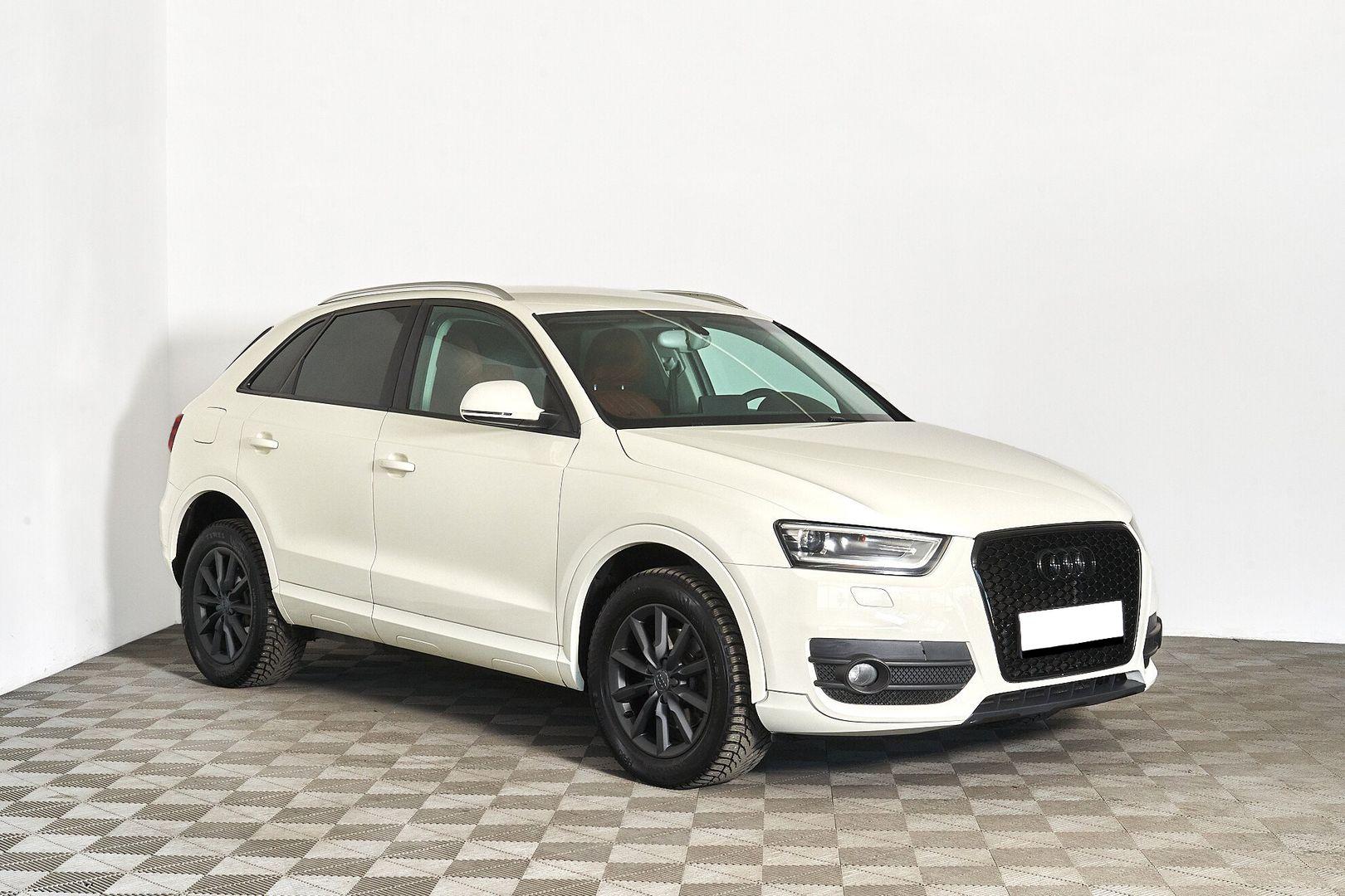 Audi Q3 2014, белый