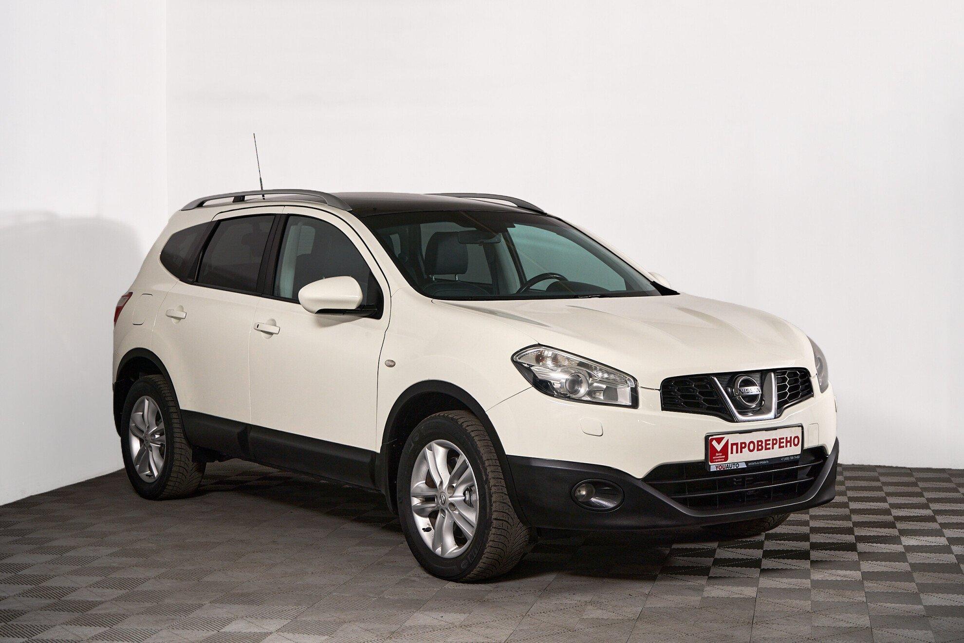 Nissan Qashqai+2 2013, белый