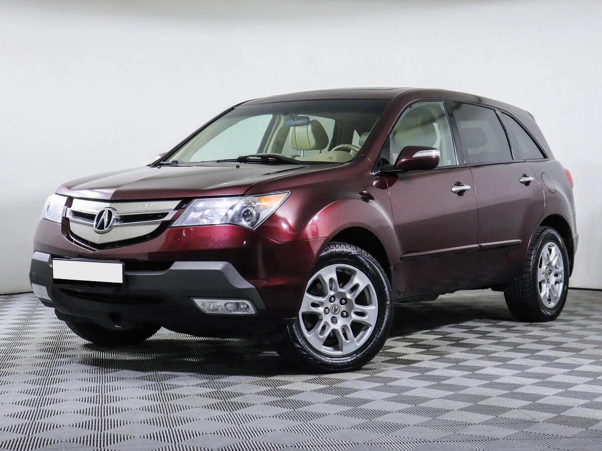 Acura MDX 2008, красный