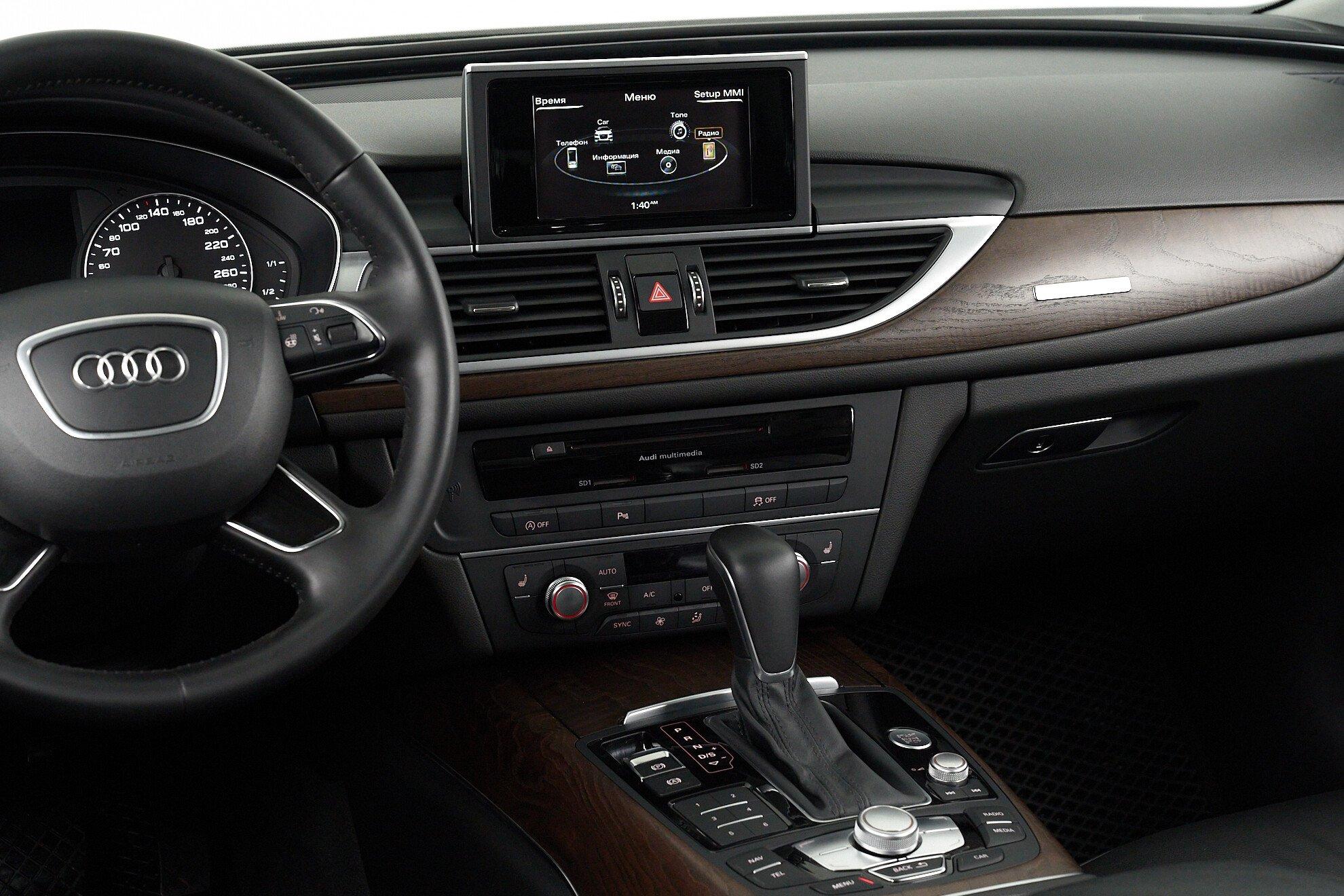 Audi A6 2017, черный