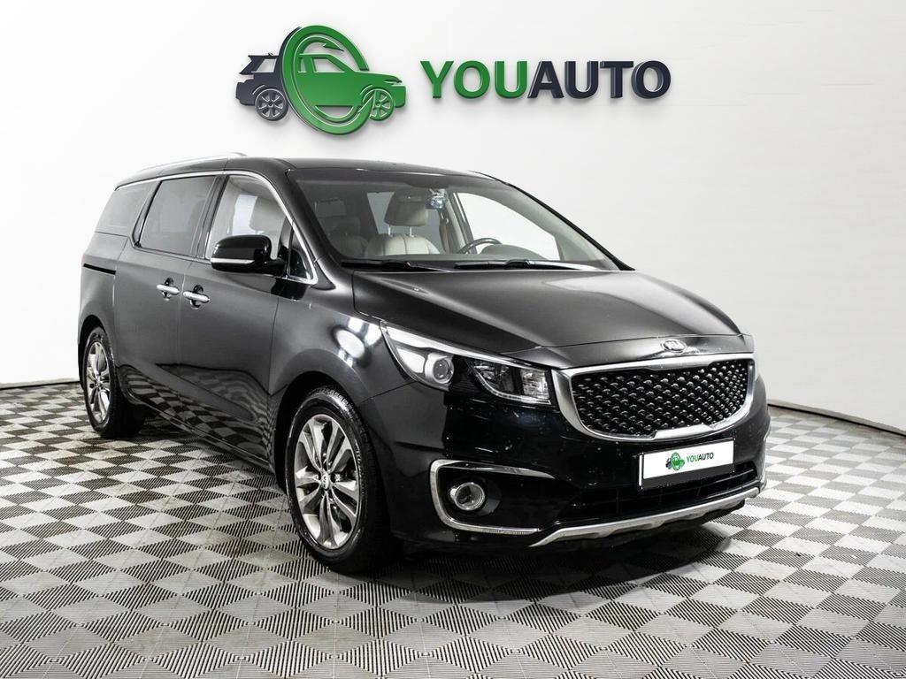 Kia Carnival 2015, черный
