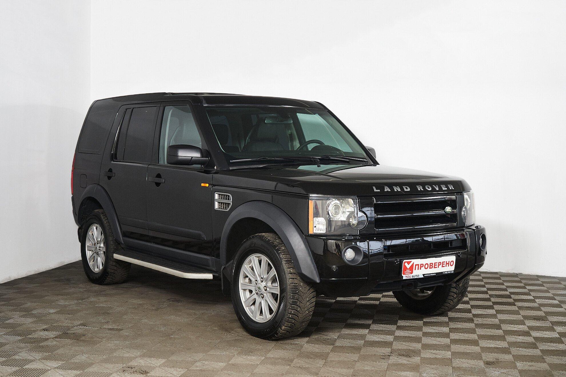Land Rover Discovery 2008, черный