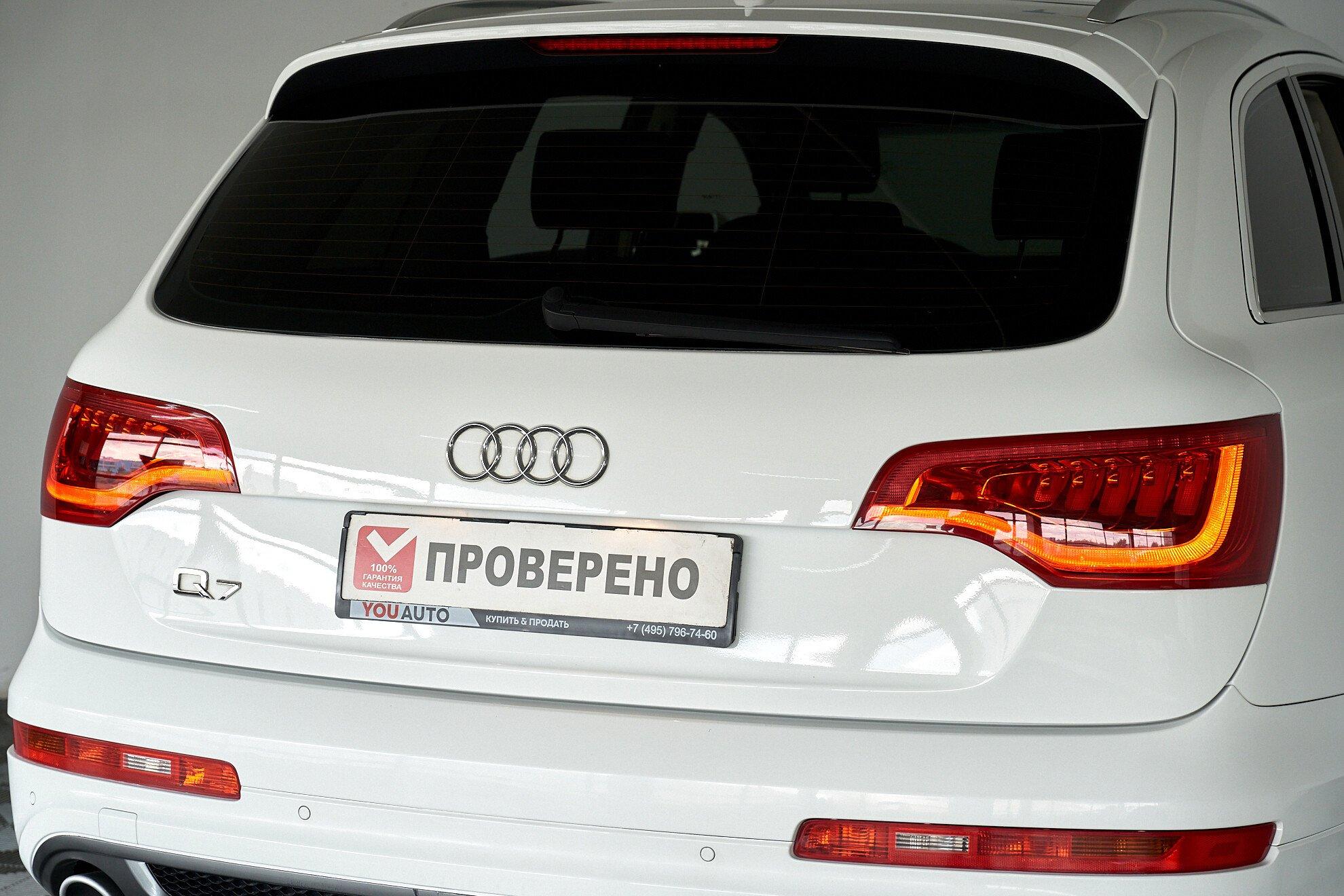 Audi Q7 2014, белый