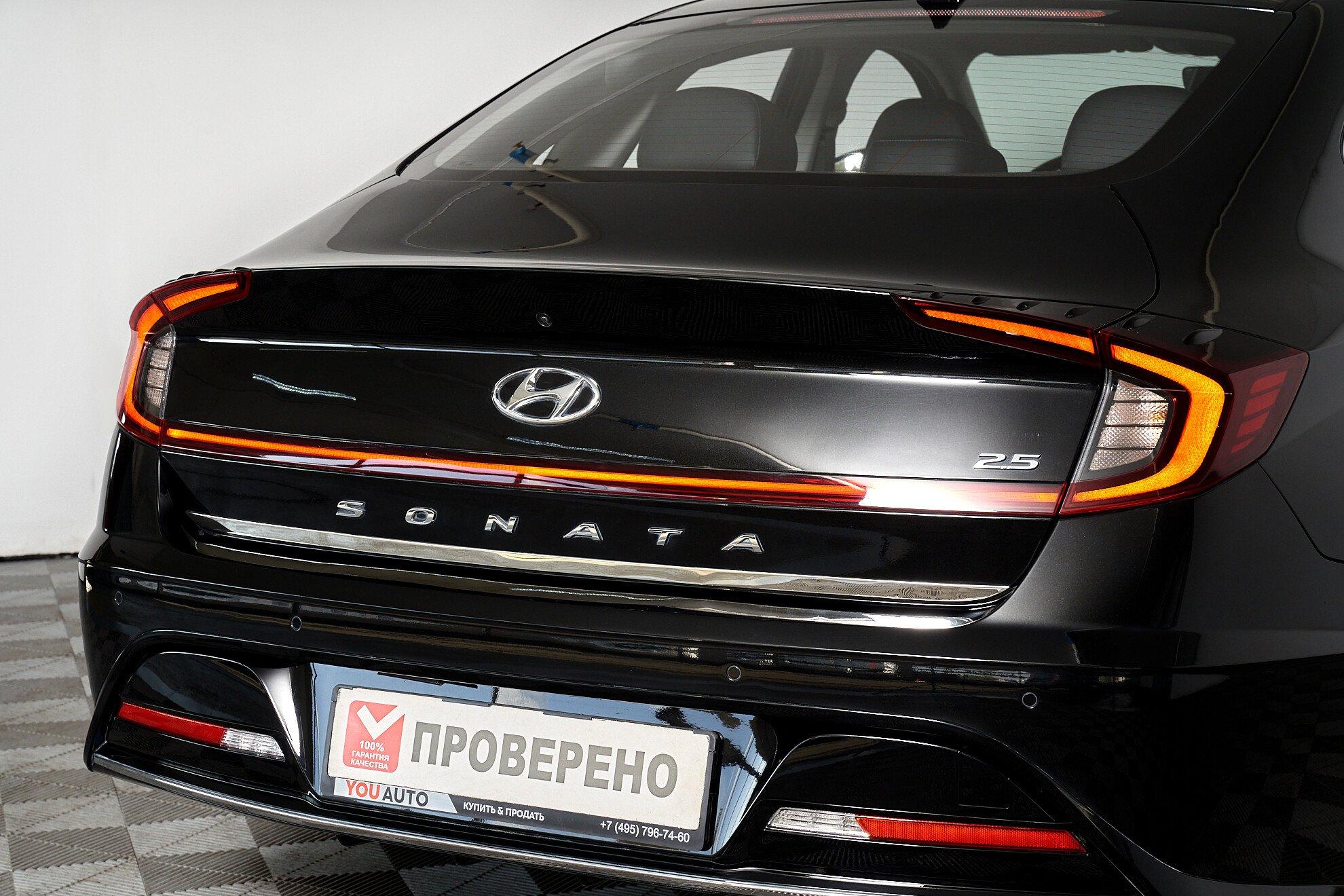 Hyundai Sonata 2019, черный