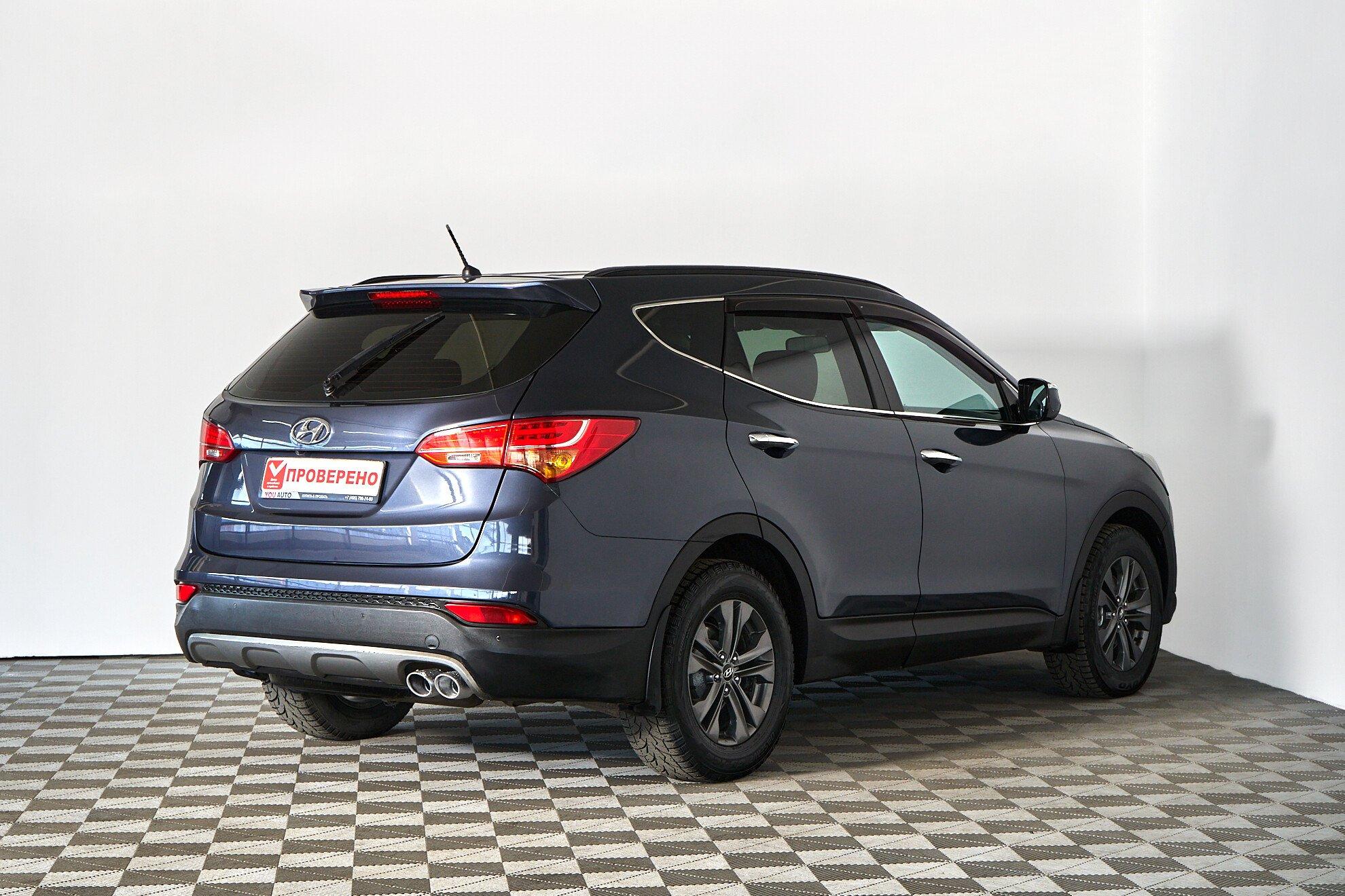 Hyundai Santa Fe 2013, синий