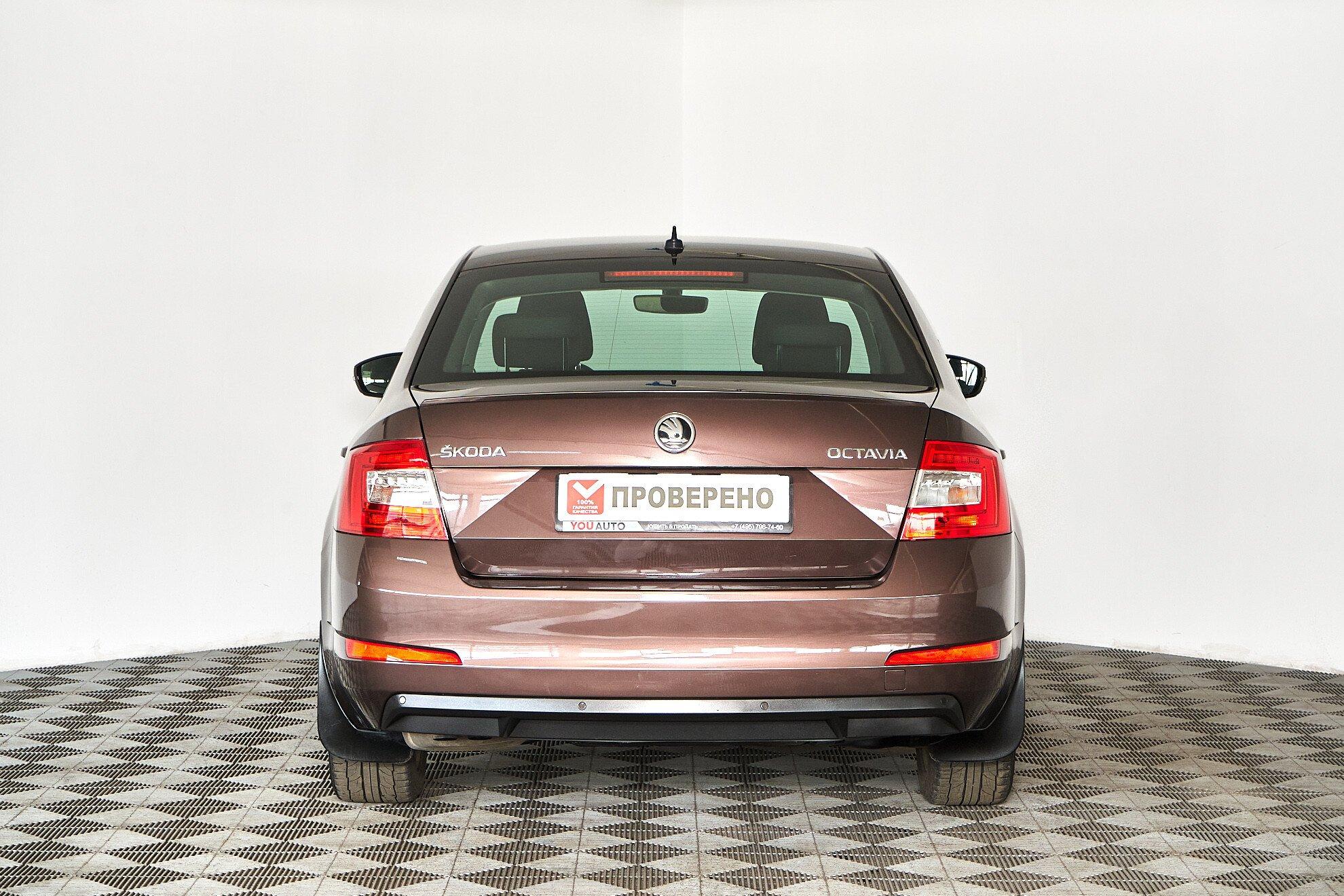 Skoda Octavia 2016, коричневый