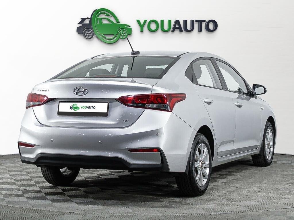 Hyundai Solaris 2019, серебряный