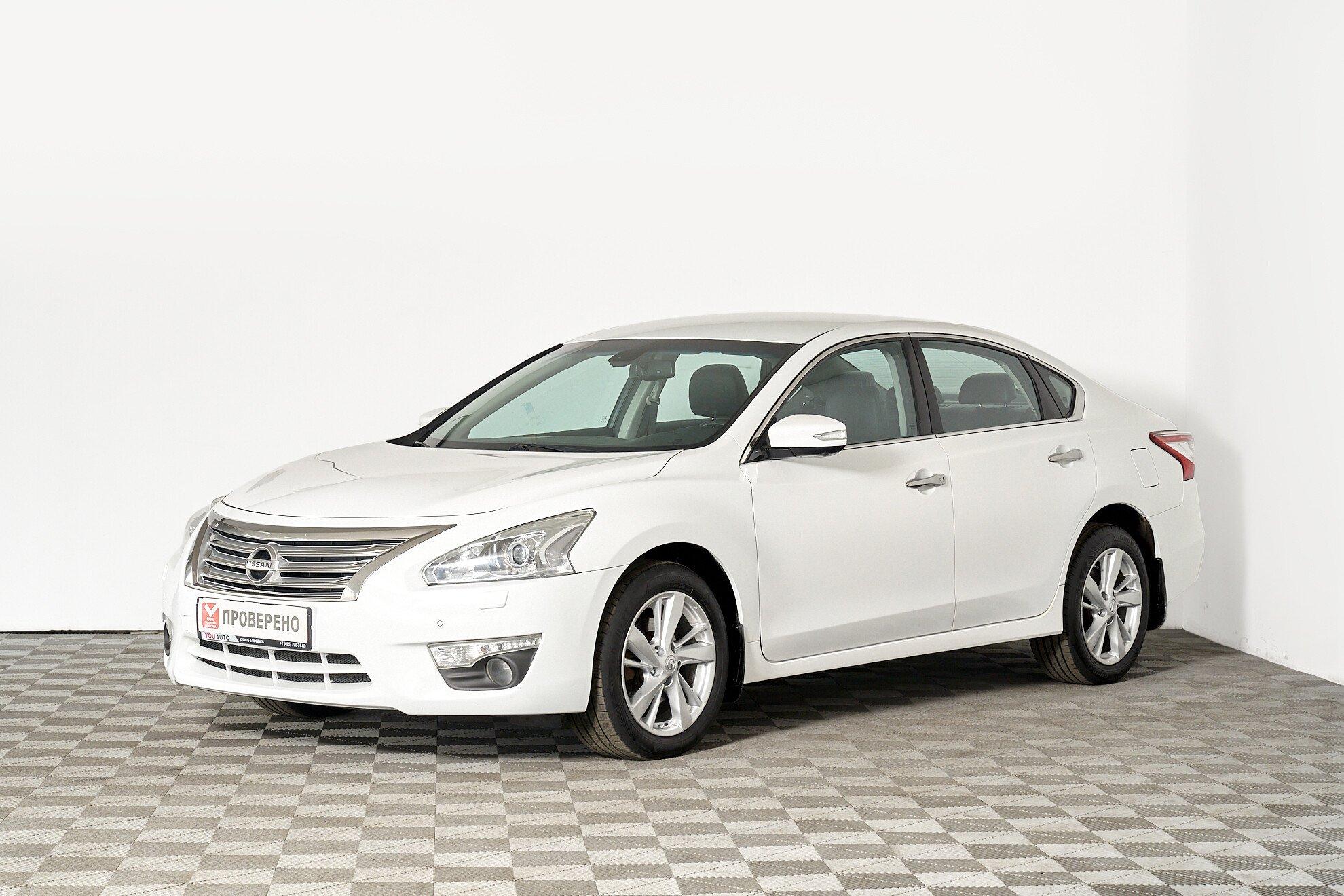 Nissan Teana 2014, белый