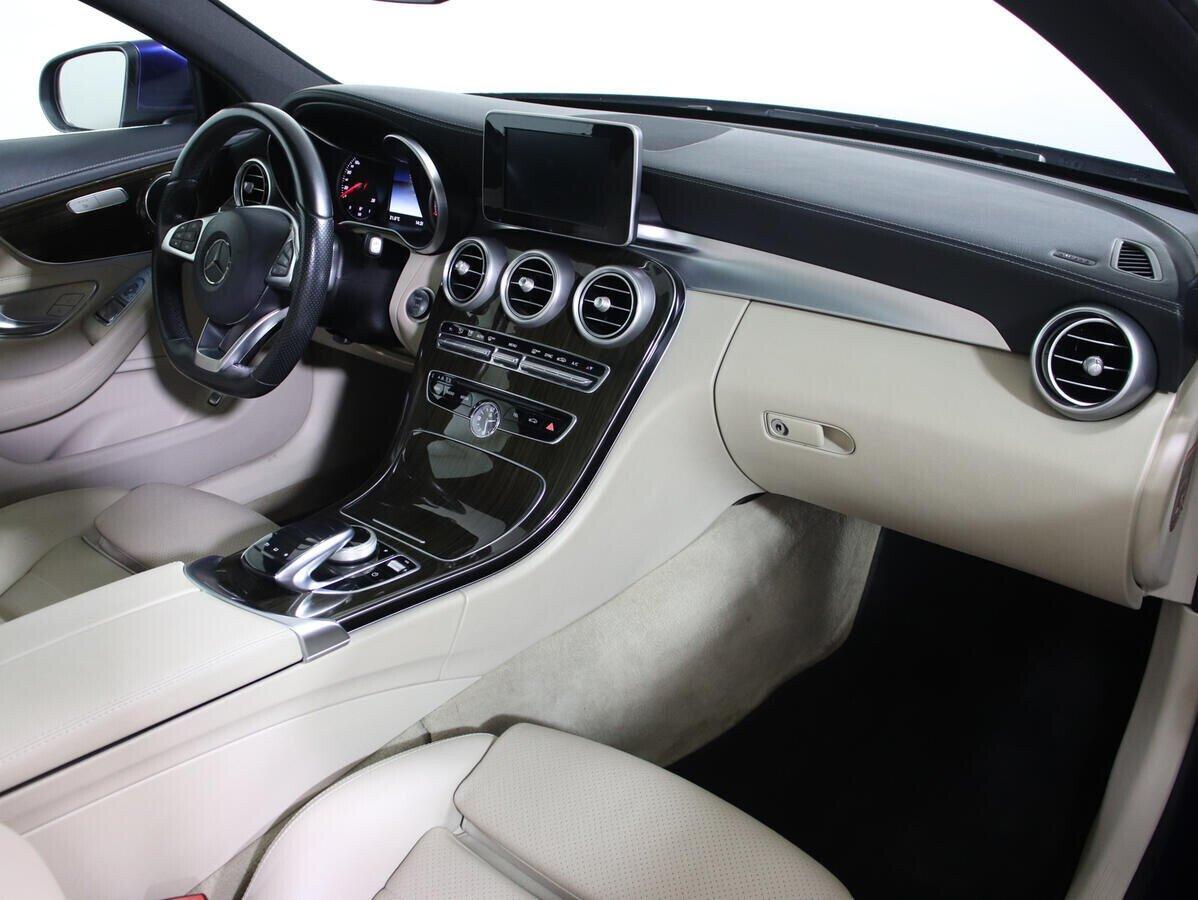 Mercedes-Benz C-Класс 2015, синий