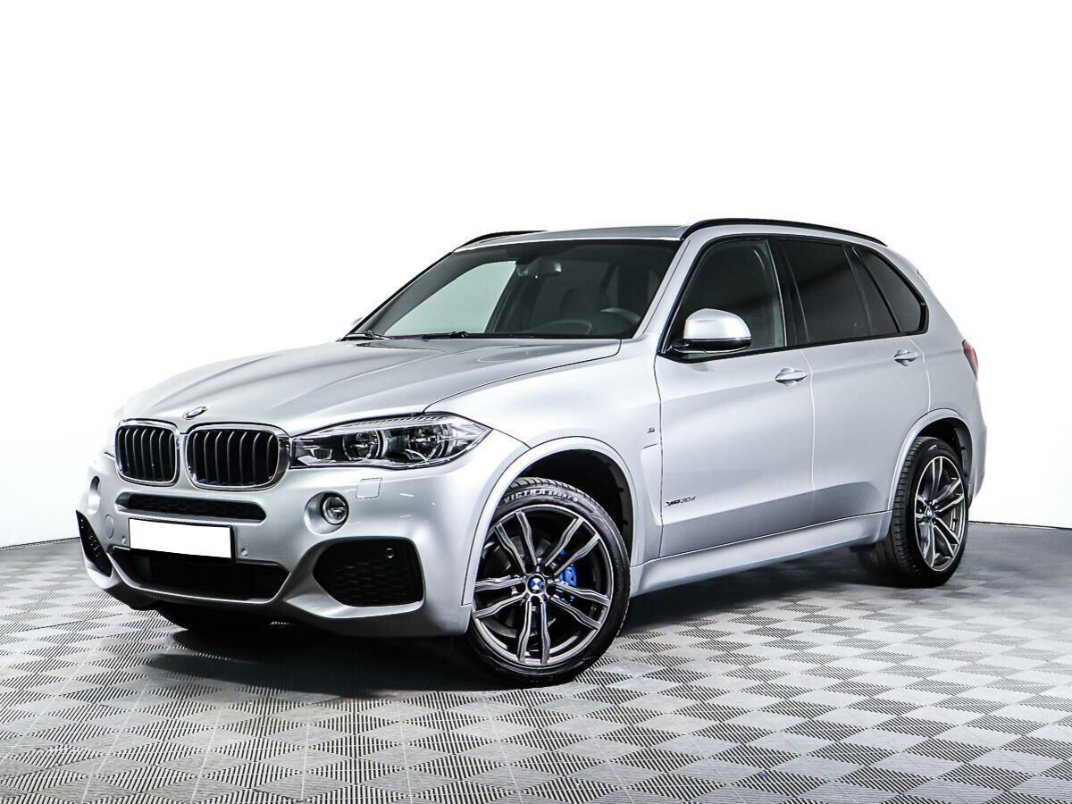 BMW X5 2016, серебряный