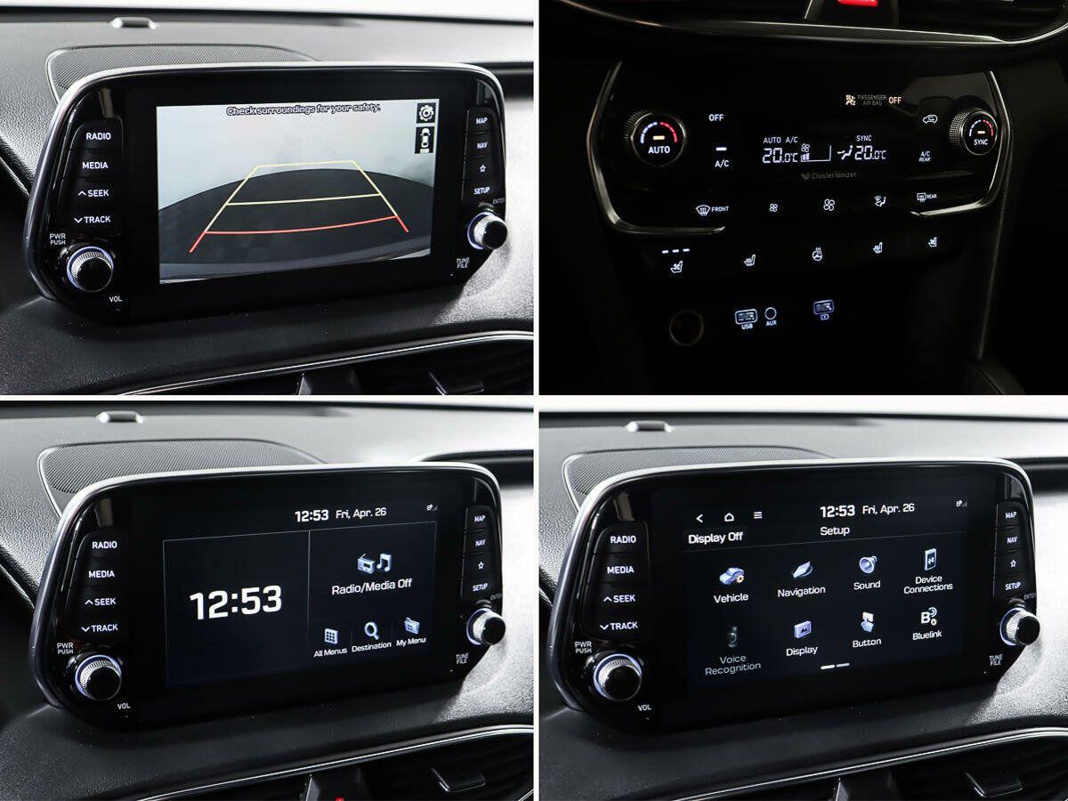 Hyundai Santa Fe 2018, серый