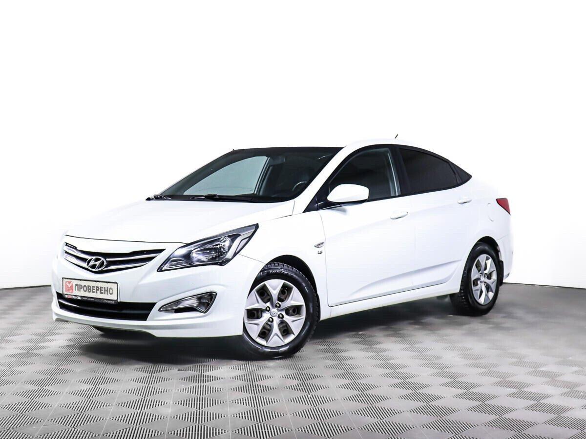 Hyundai Solaris 2016, белый