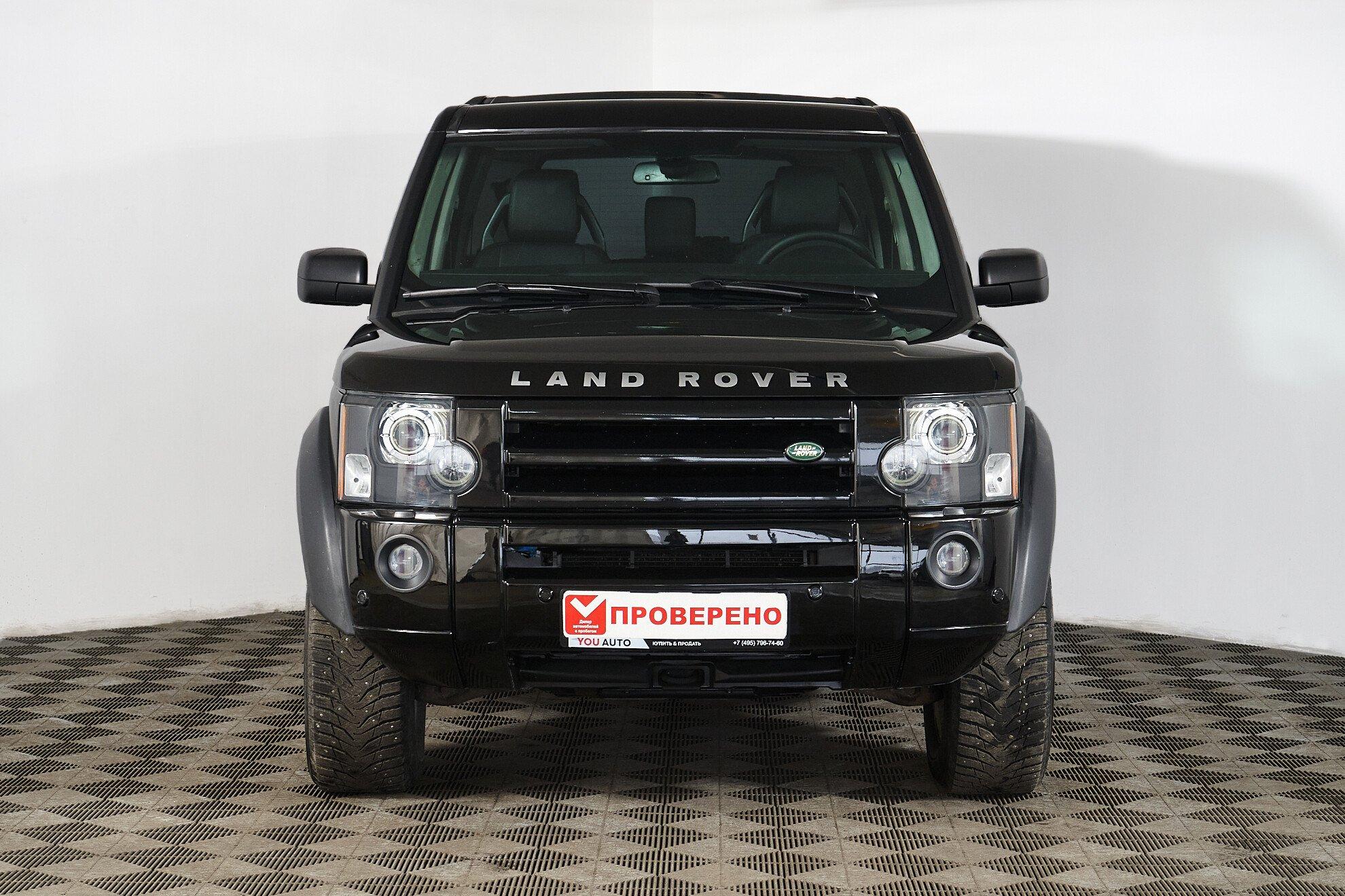 Land Rover Discovery 2008, черный