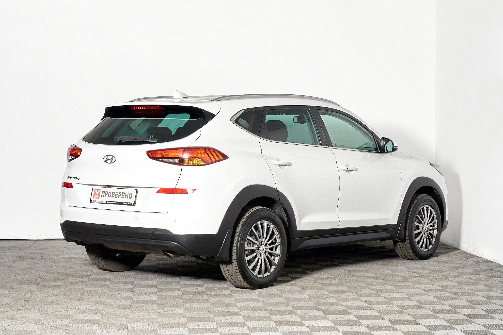 Hyundai Tucson 2018, белый