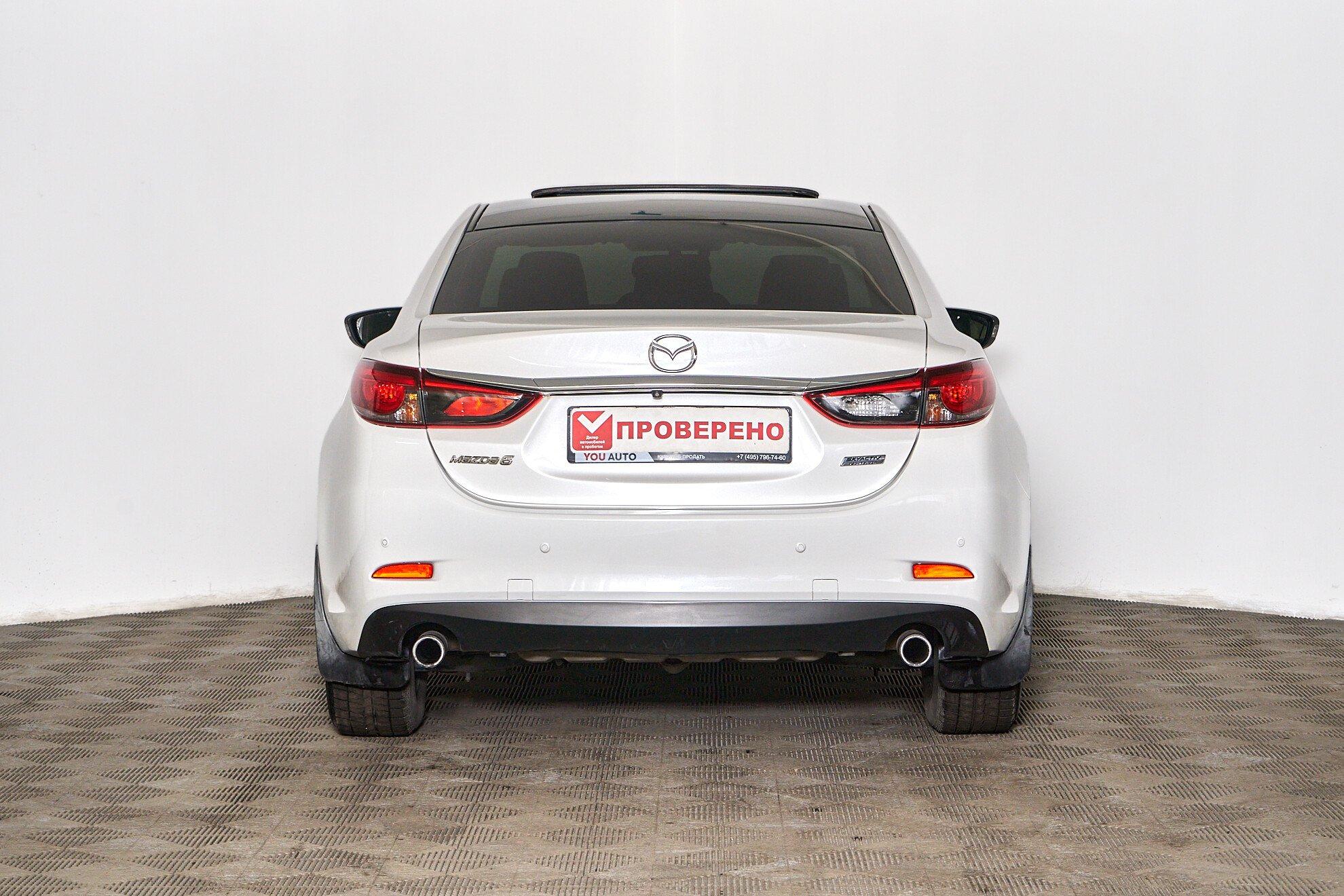 Mazda 6 2017, белый