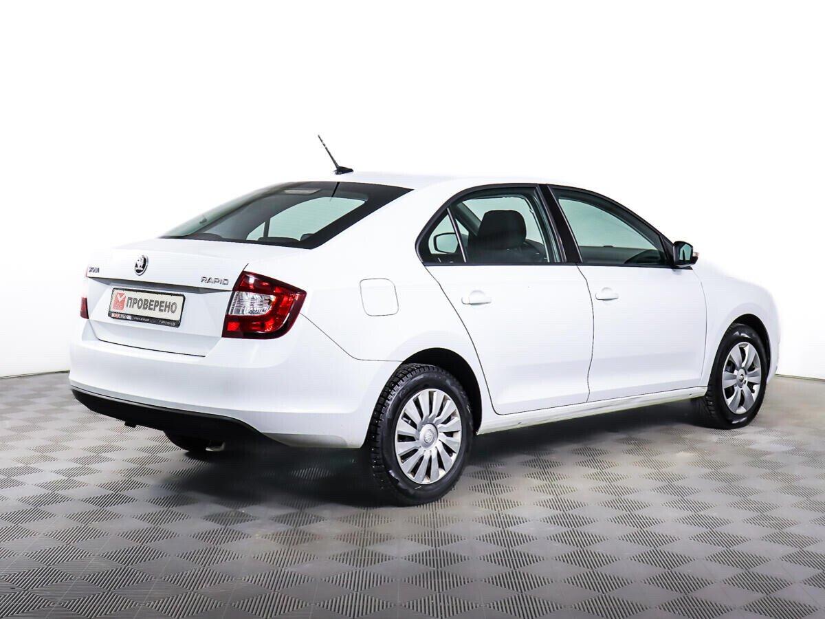 Skoda Rapid 2019, белый