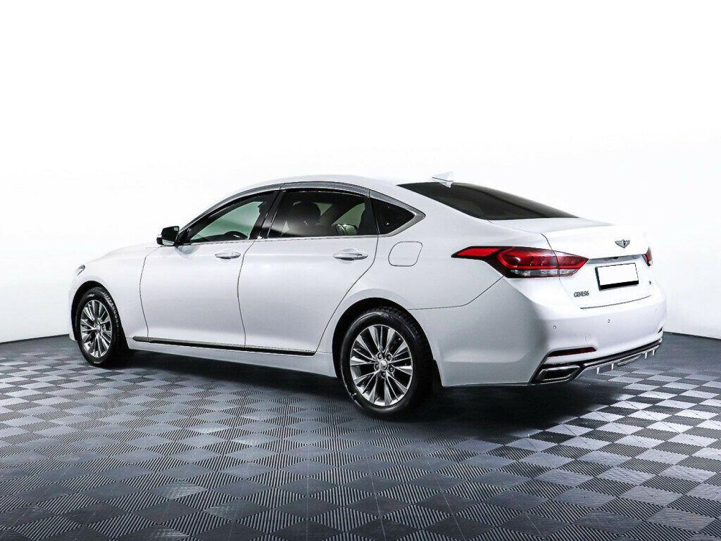 Hyundai Genesis 2015, белый