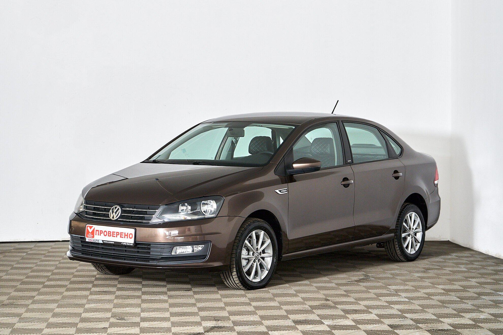 Volkswagen Polo 2019, коричневый