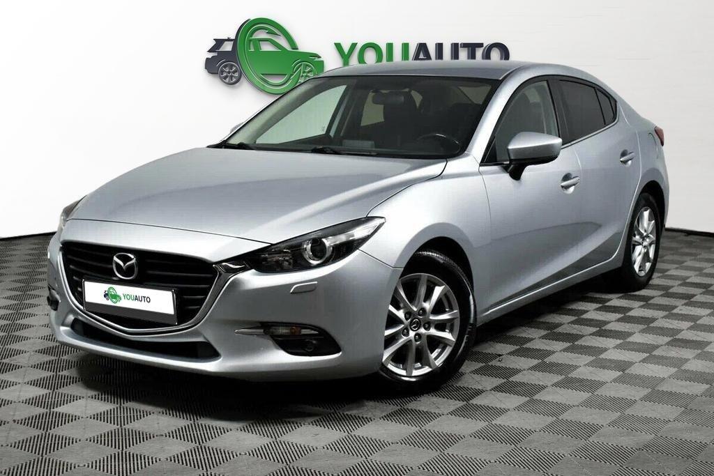 Mazda 3 2018, серебряный